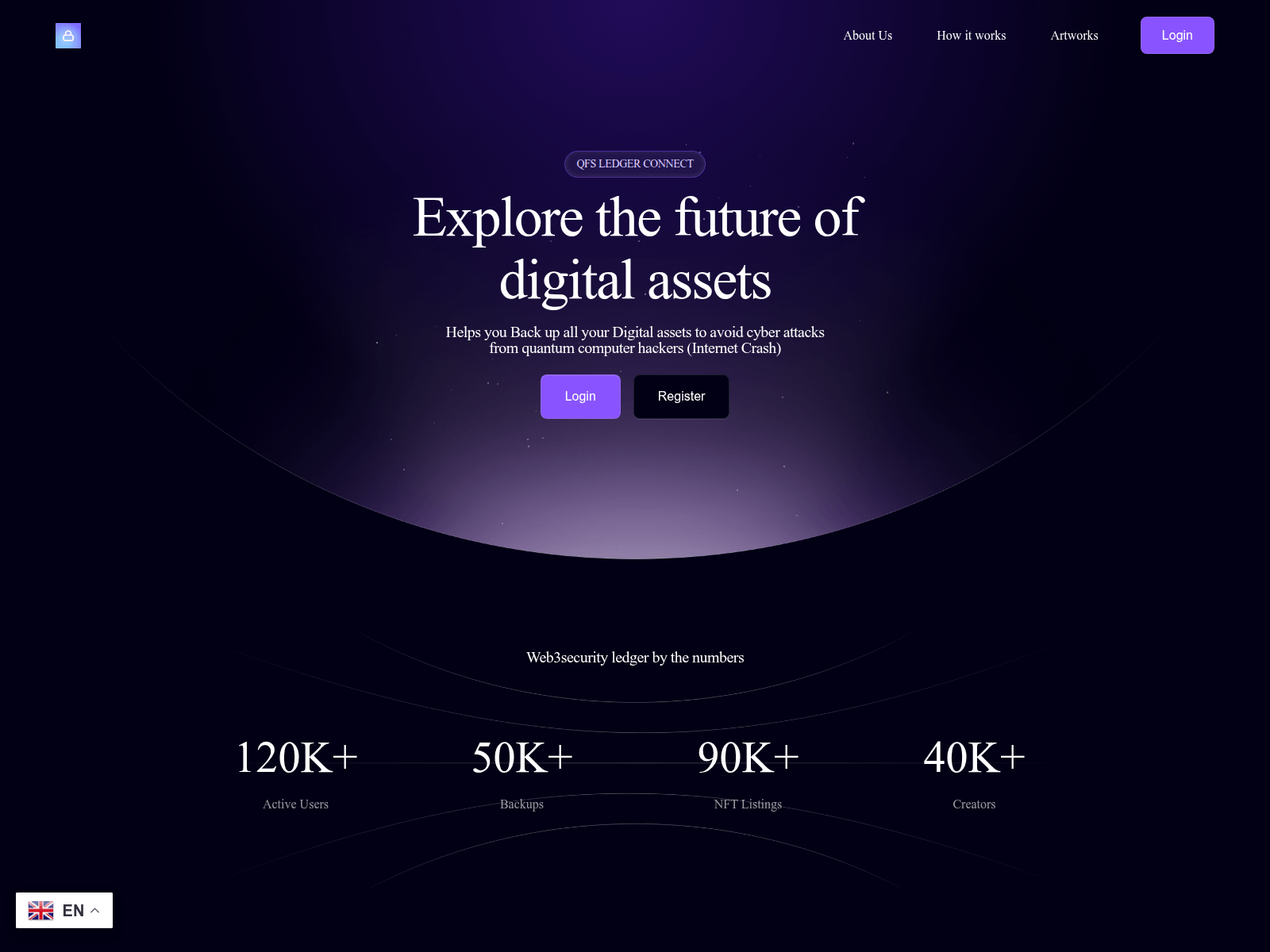 Screenshot of ledgerqfsconnect.com