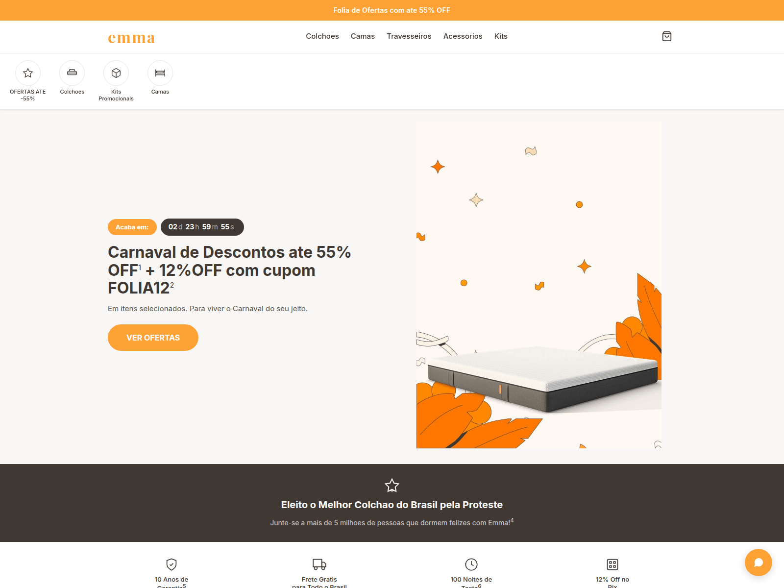 Screenshot of emmacolchoes.sbs