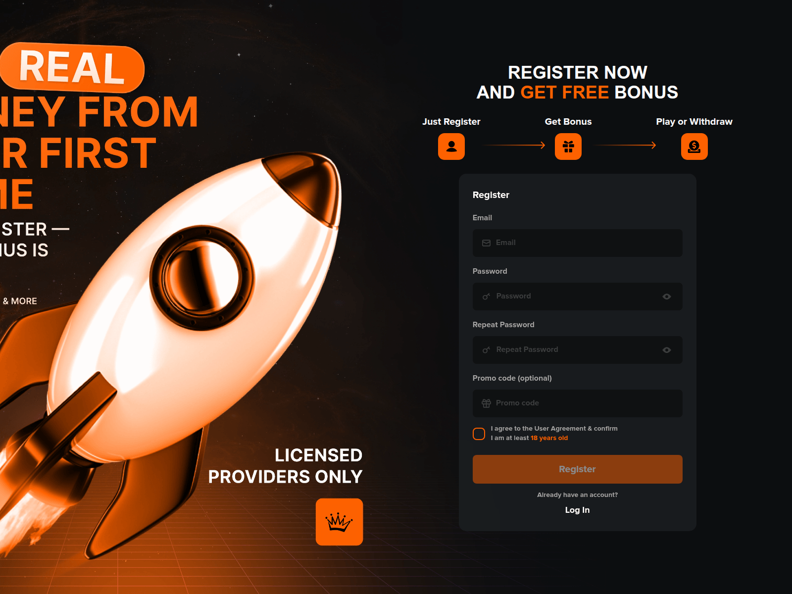 Screenshot of luckyforge.live