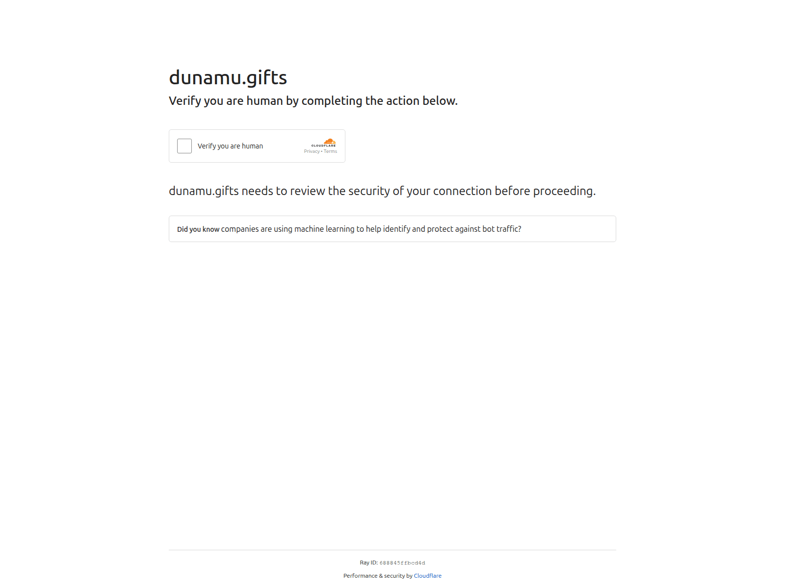 Screenshot of dunamu.gifts
