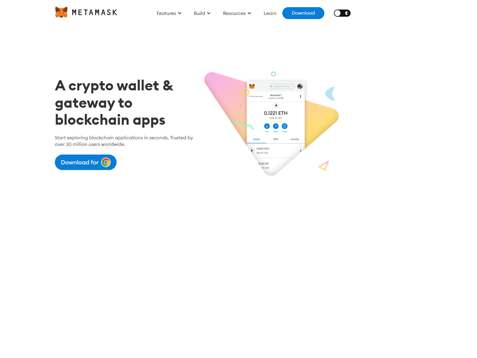Screenshot of milemaskwallet.webflow.io