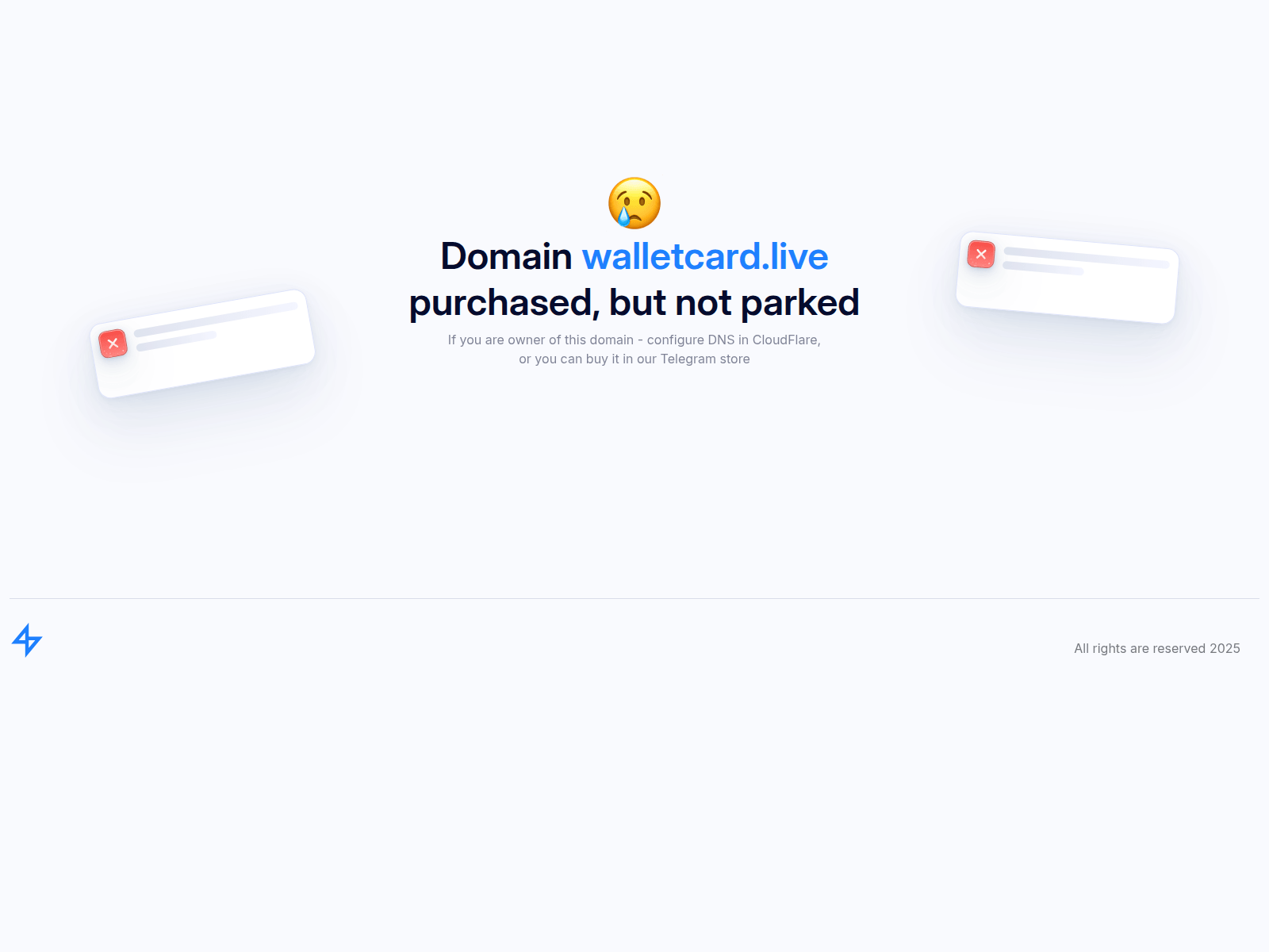 Screenshot of walletcard.live