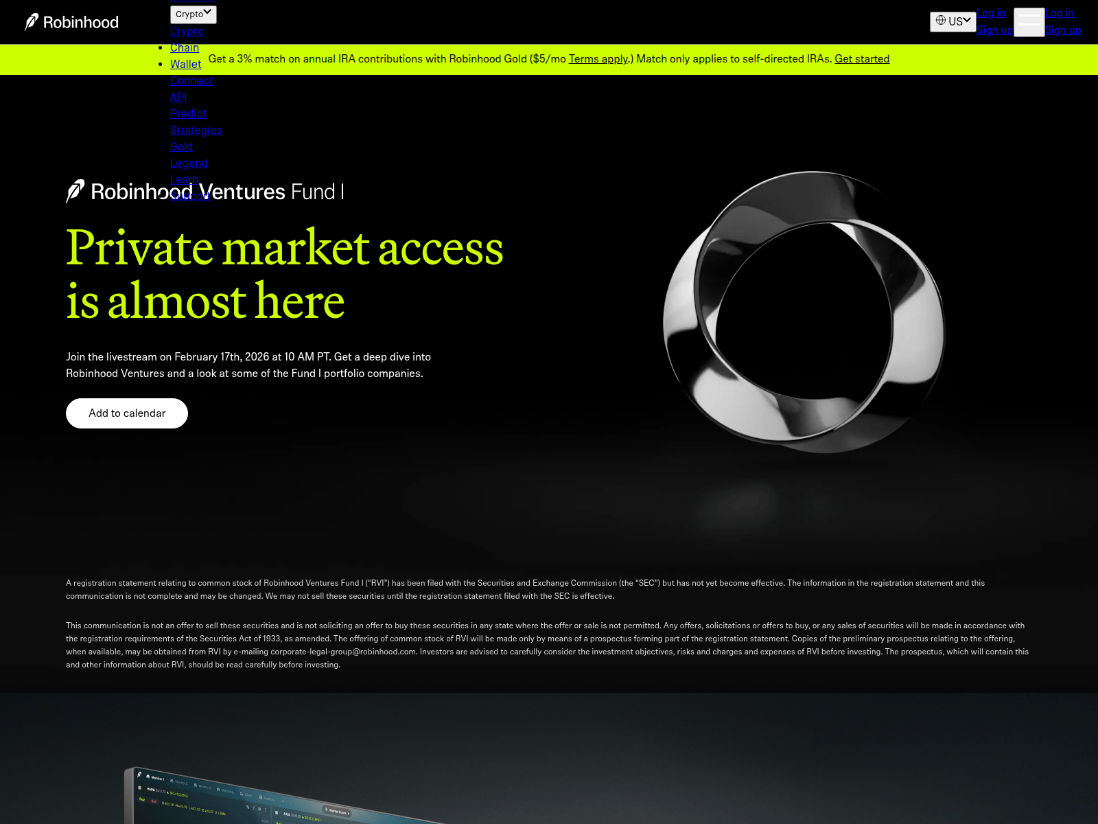 Screenshot of usasecure01-robinhood.com