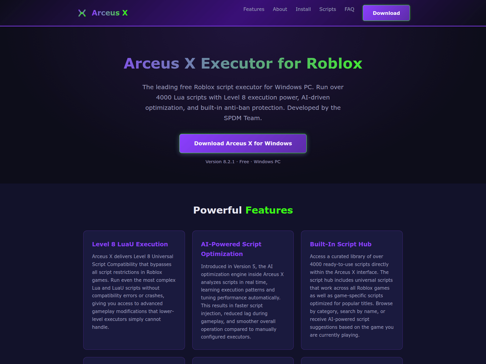 Screenshot of getarceus.com