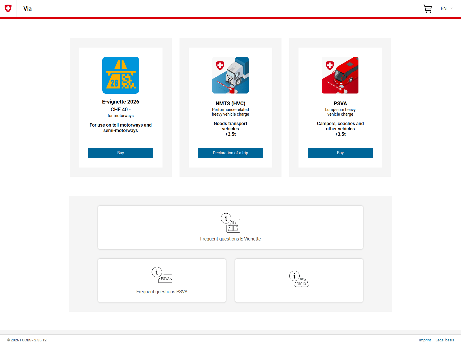 Screenshot of myviaadmin-ch.com
