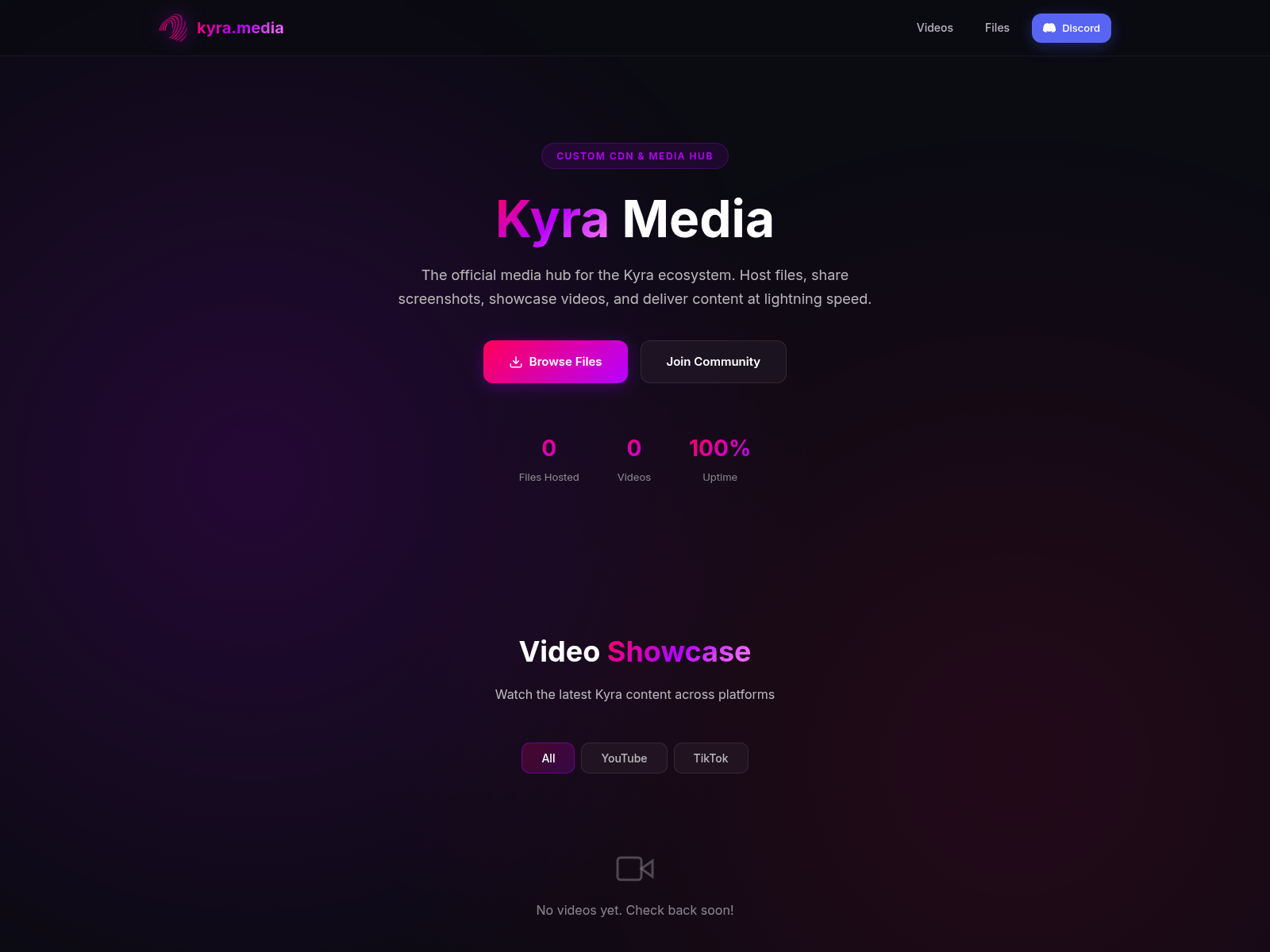 Screenshot of kyra.media