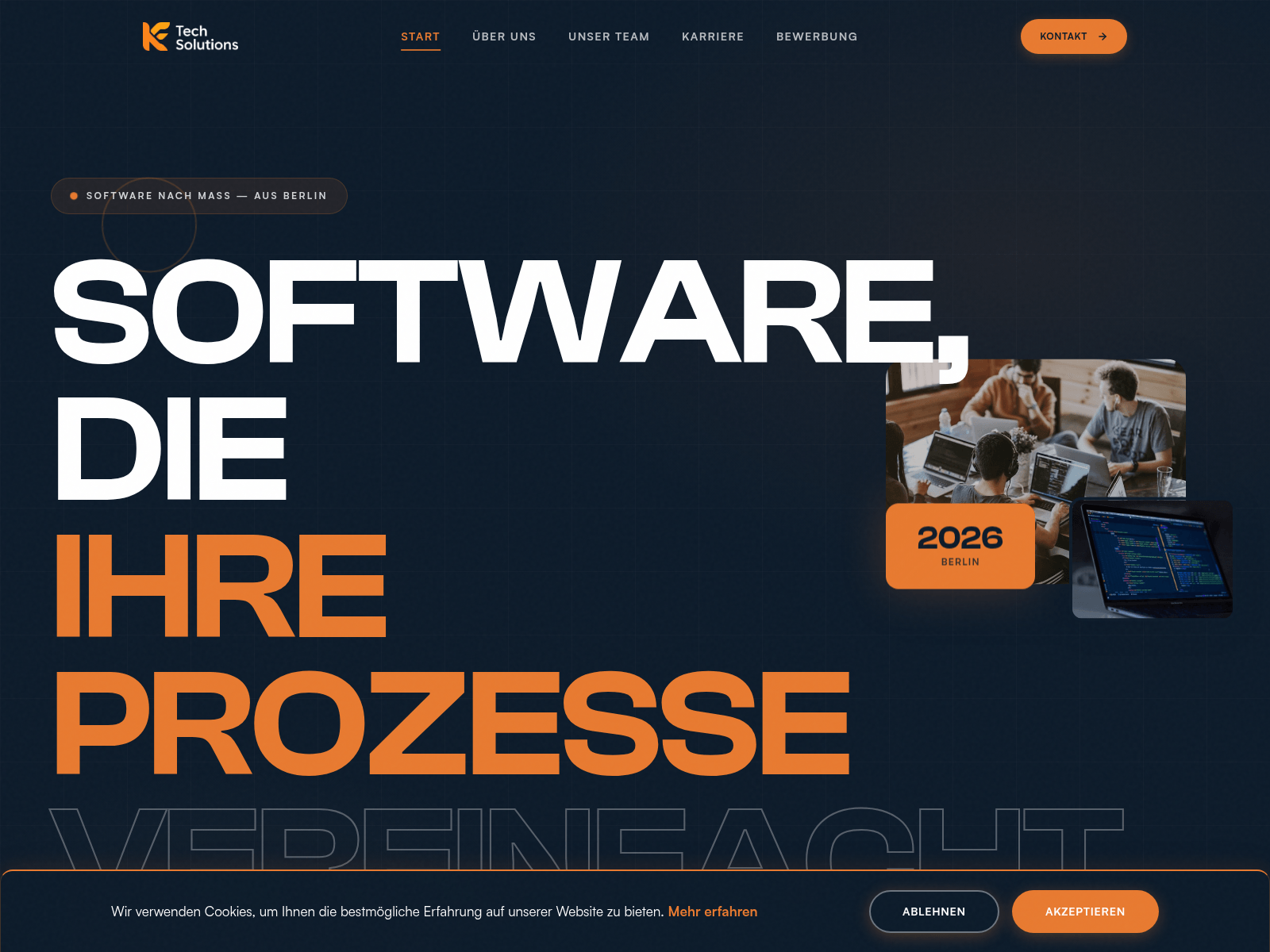 Screenshot of kf-tech-solutions.com