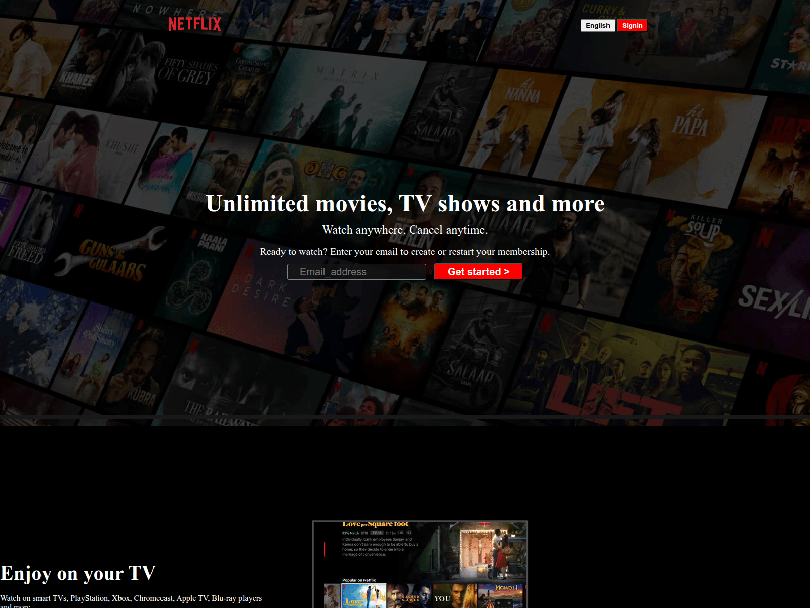 Screenshot of netflix-clone-taupe-ten.vercel.app