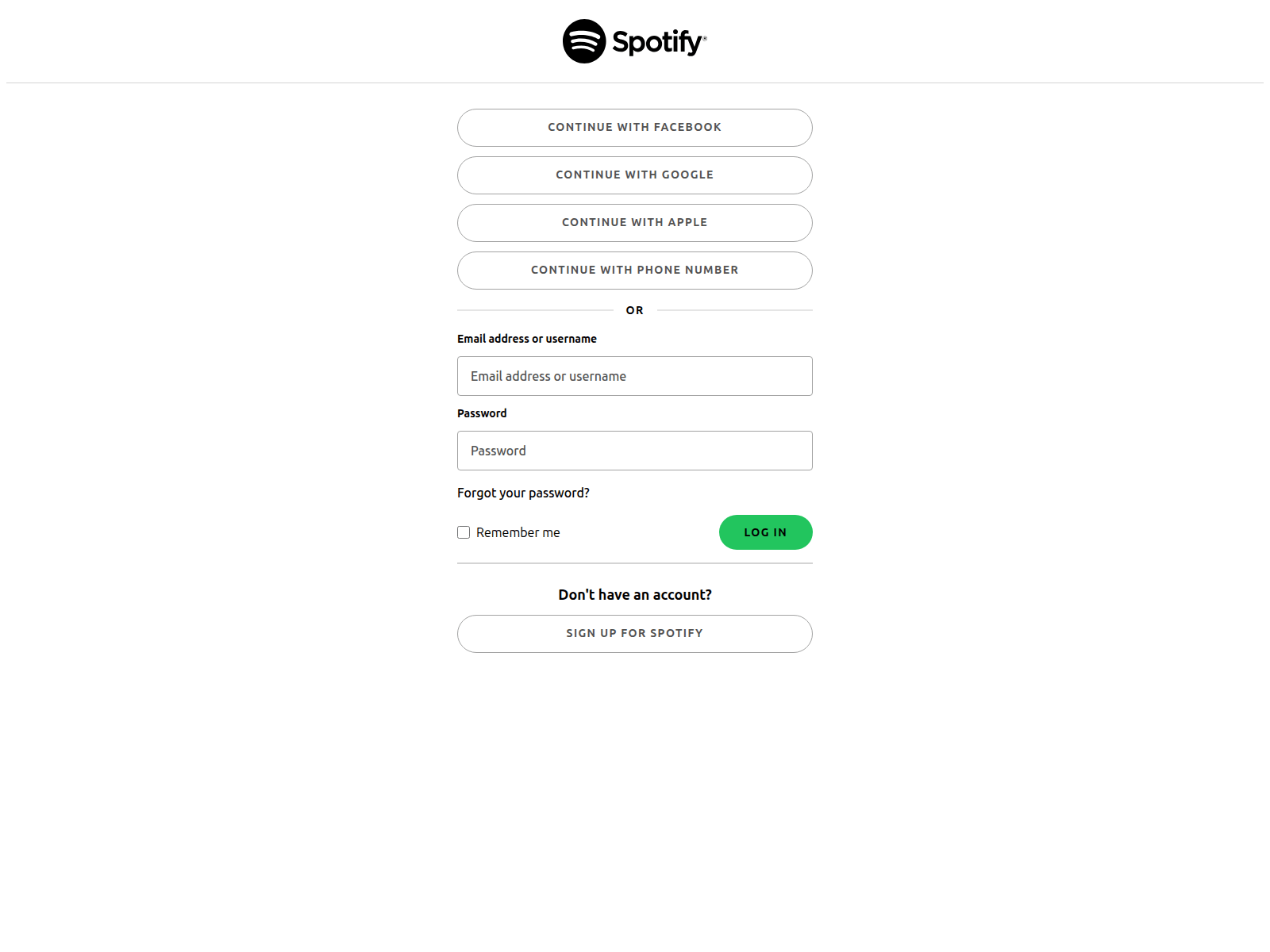 Screenshot of spotify-login.vercel.app