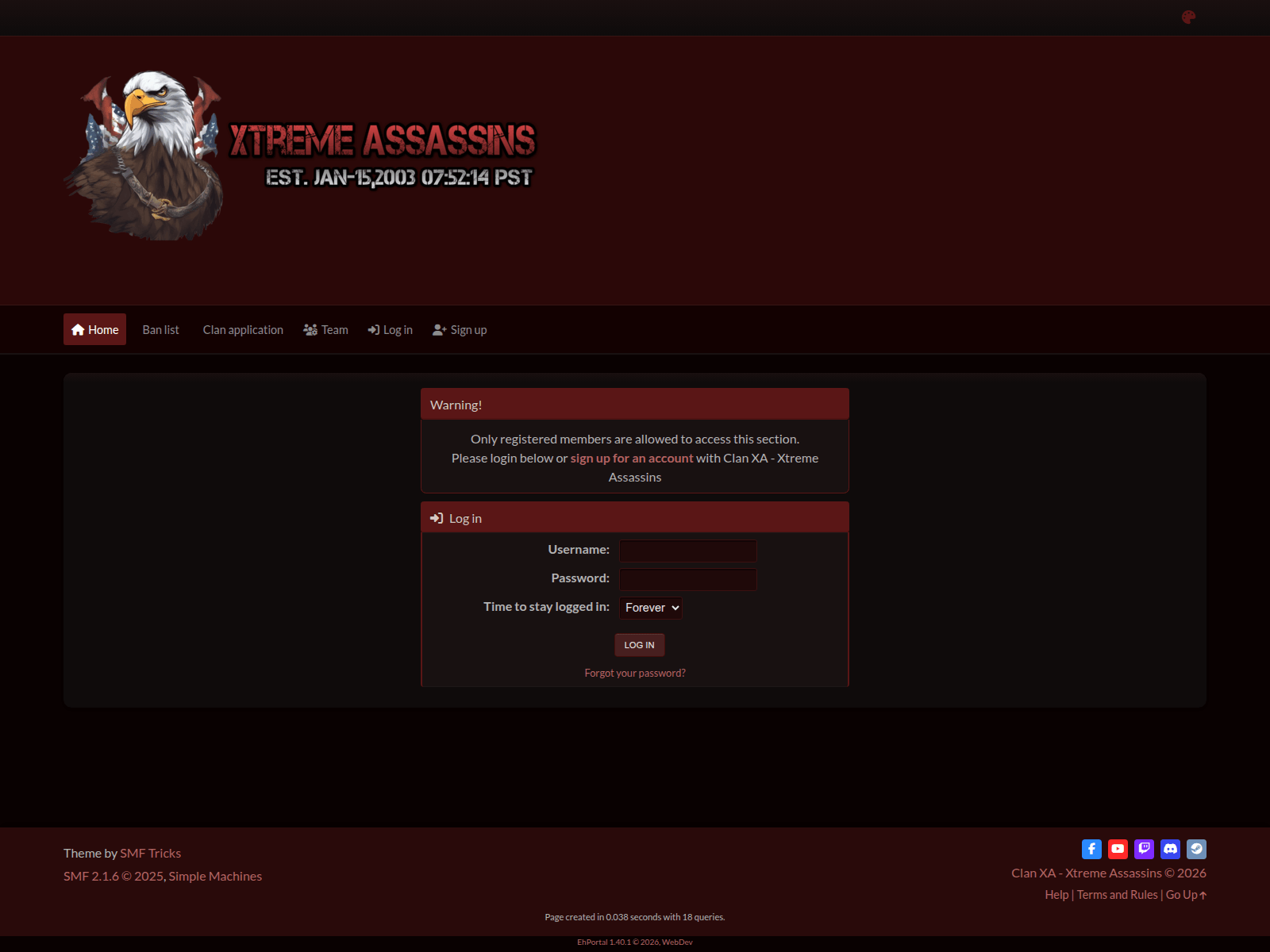 Screenshot of clanxa.com