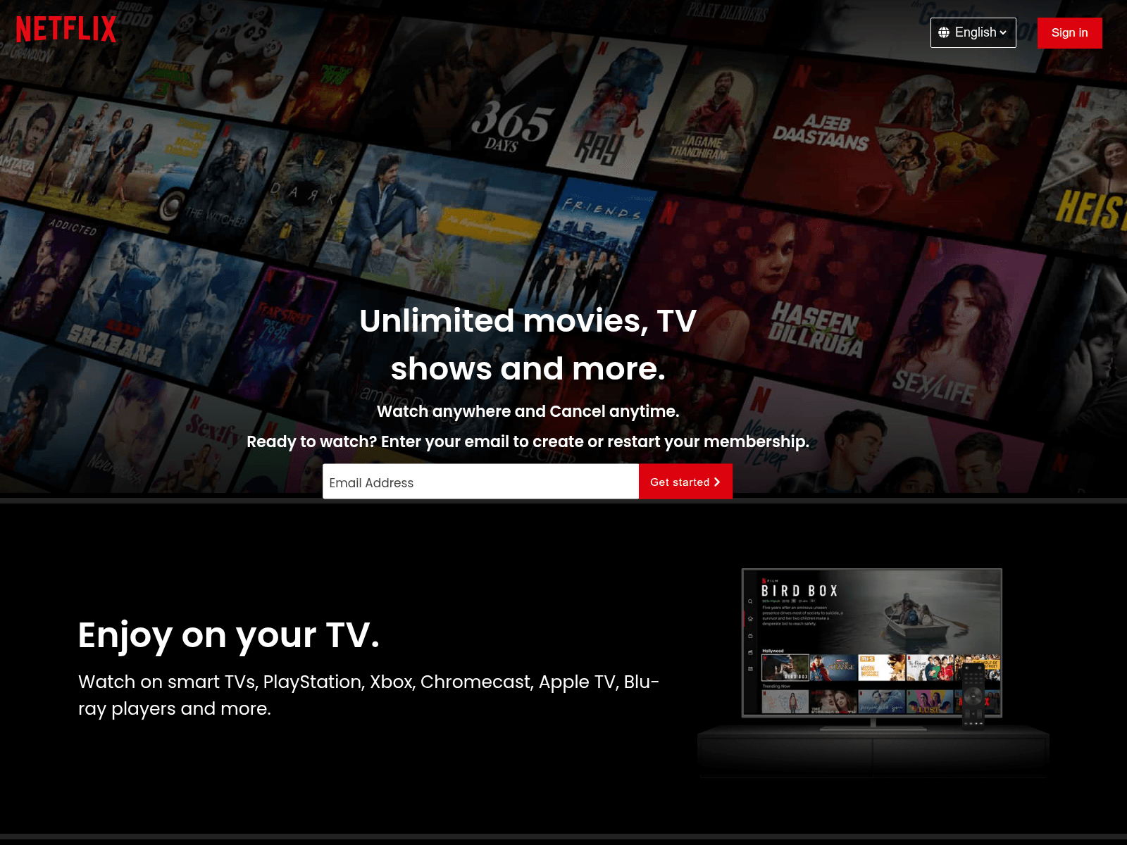 Screenshot of netflix-clone-rho-six.vercel.app