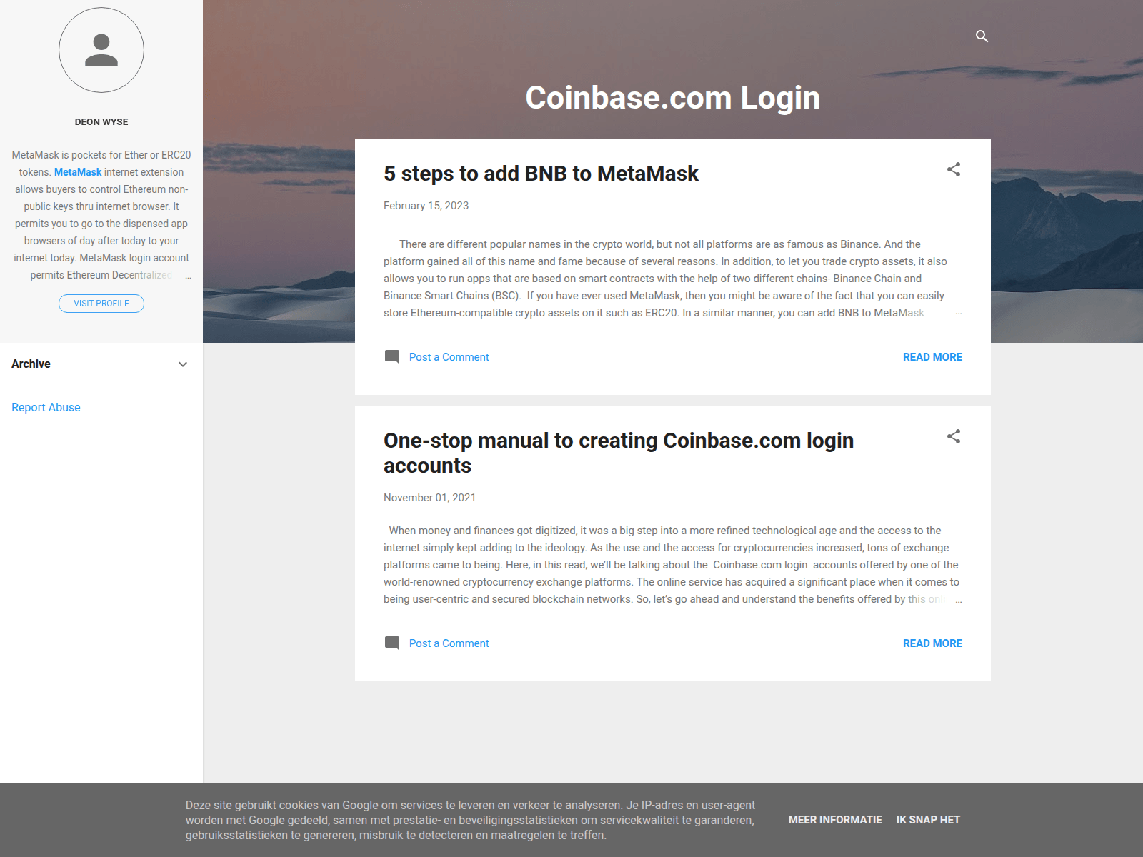 Screenshot of coinbasecoml0gin.blogspot.com.uy