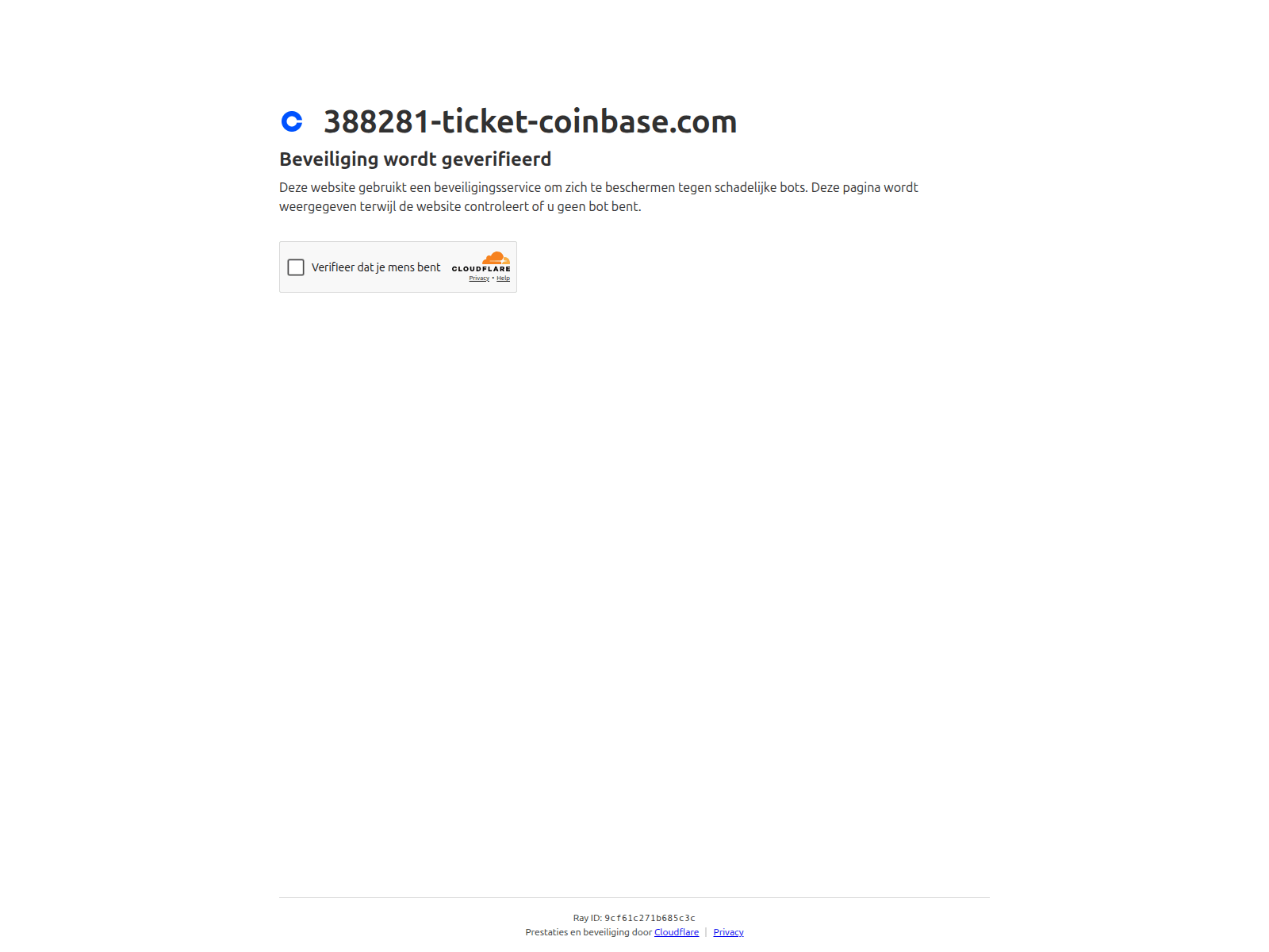 Screenshot of 388281-ticket-coinbase.com