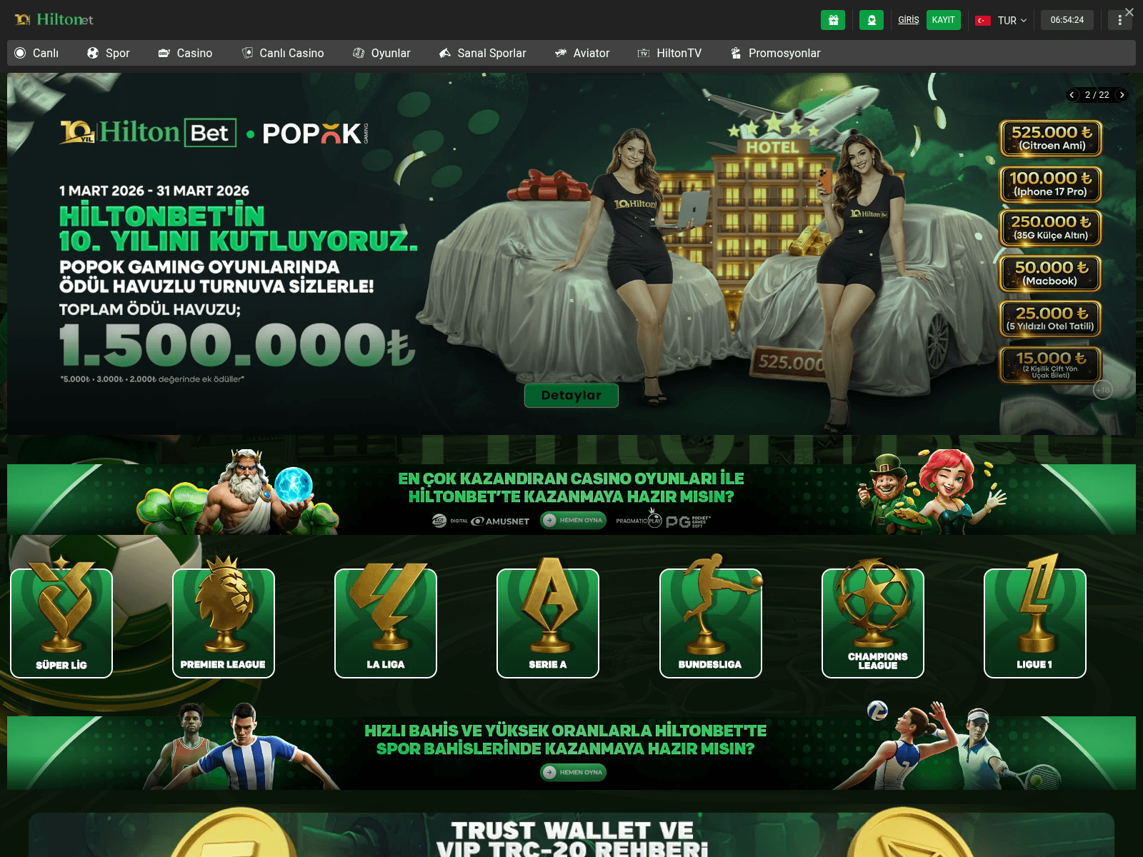 Screenshot of hilltonbet1541.com