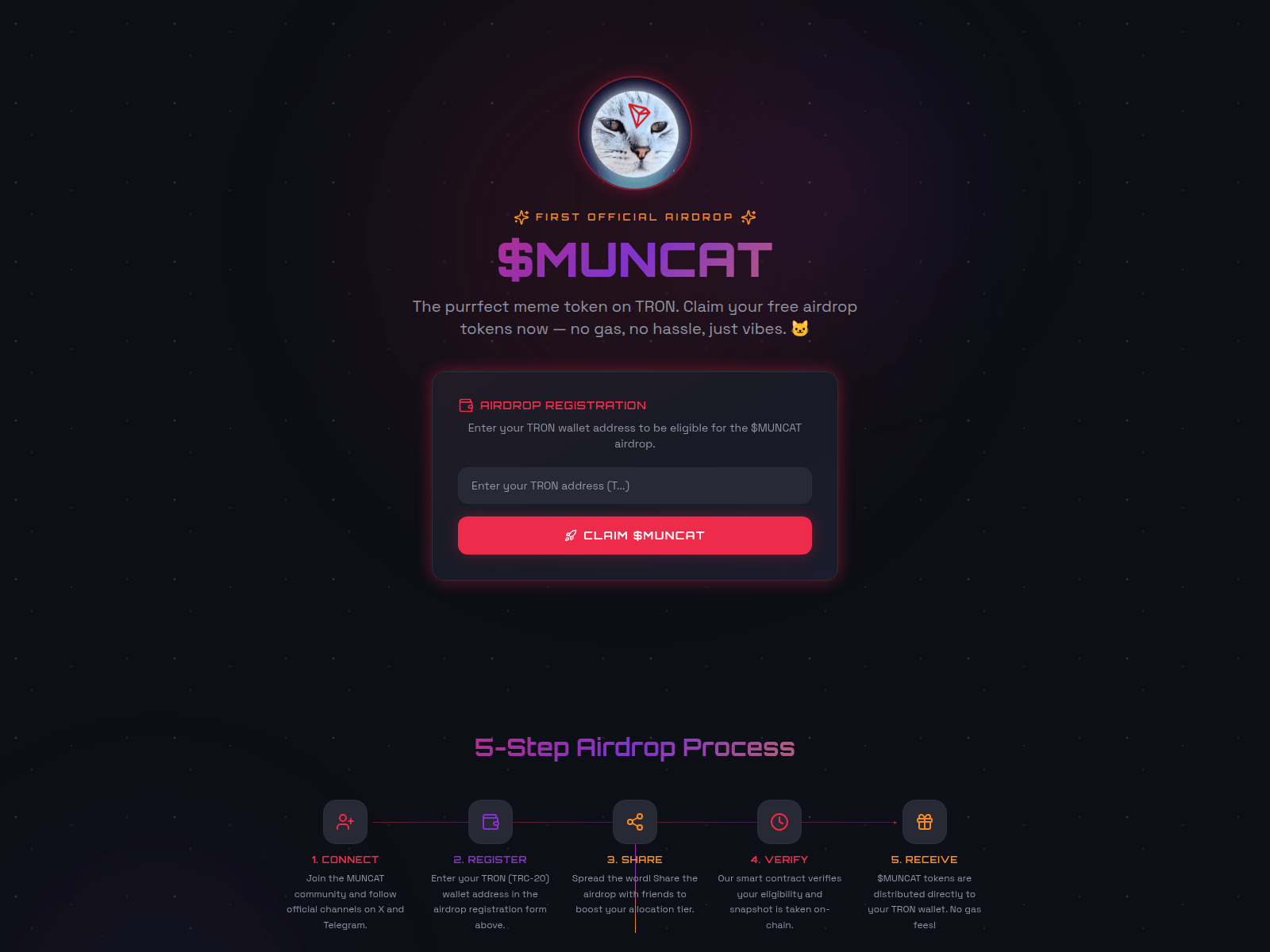 Screenshot of muncat.info