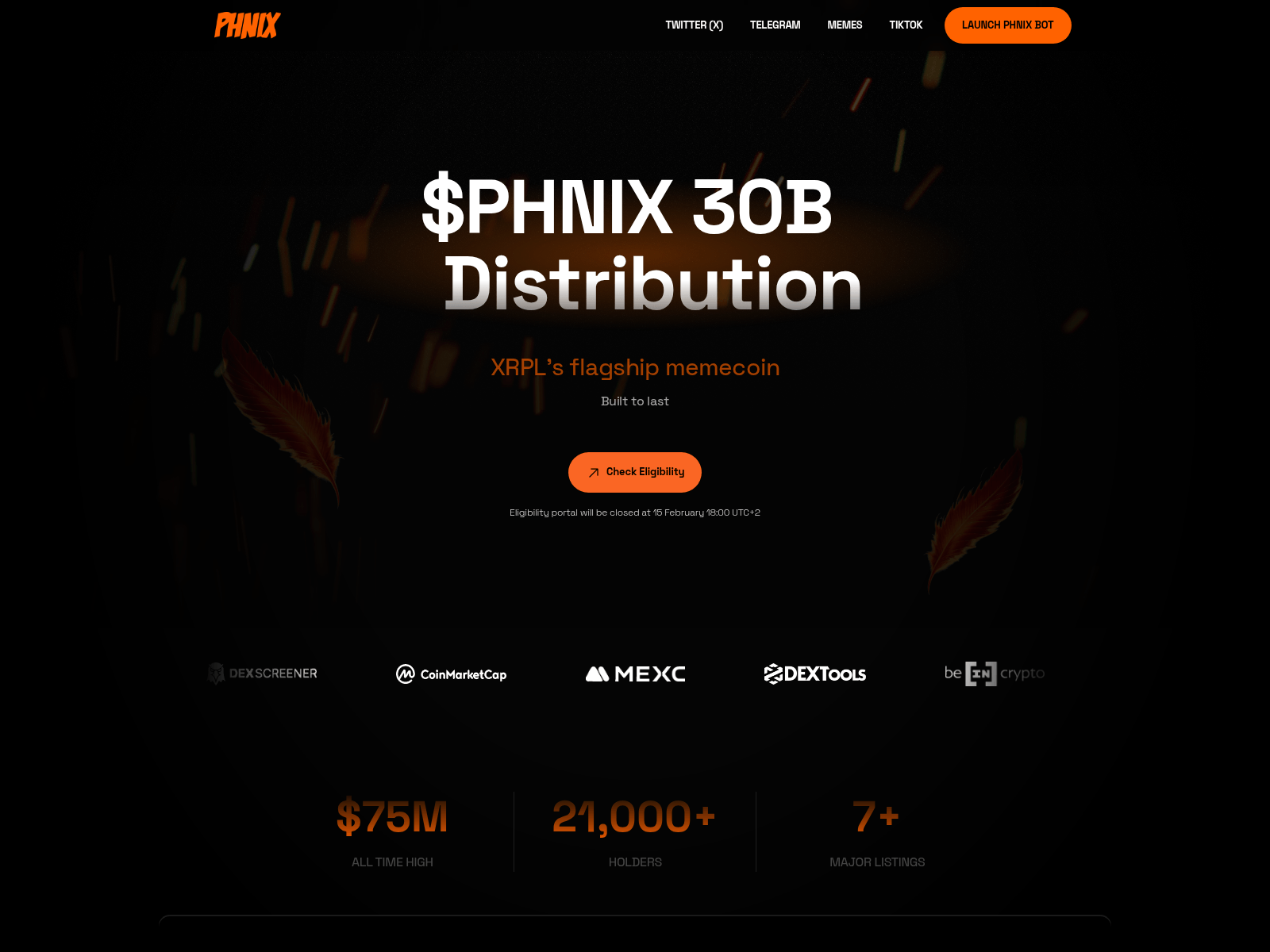 Screenshot of phnixrpl.app