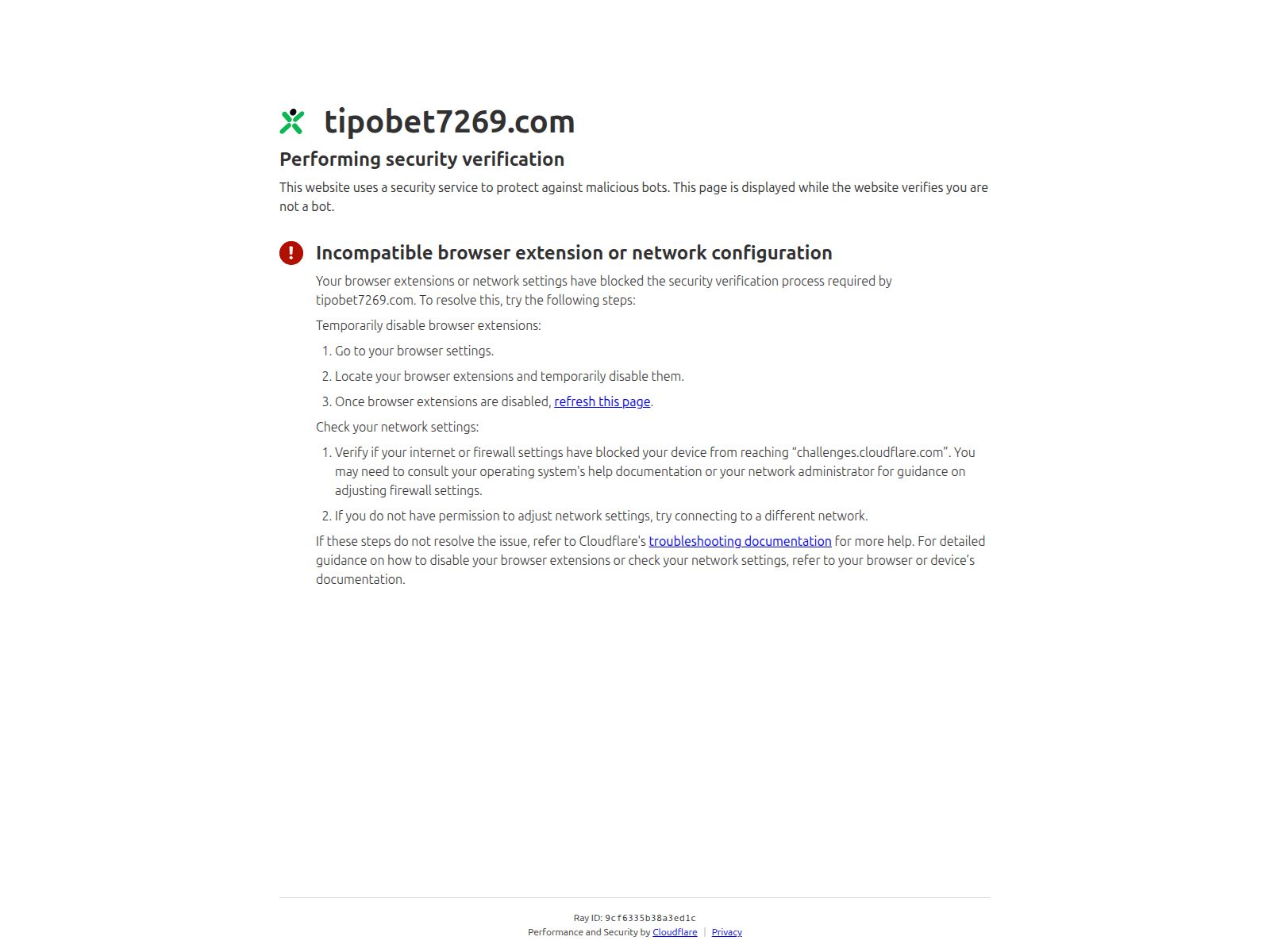 Screenshot of tipobet7269.com