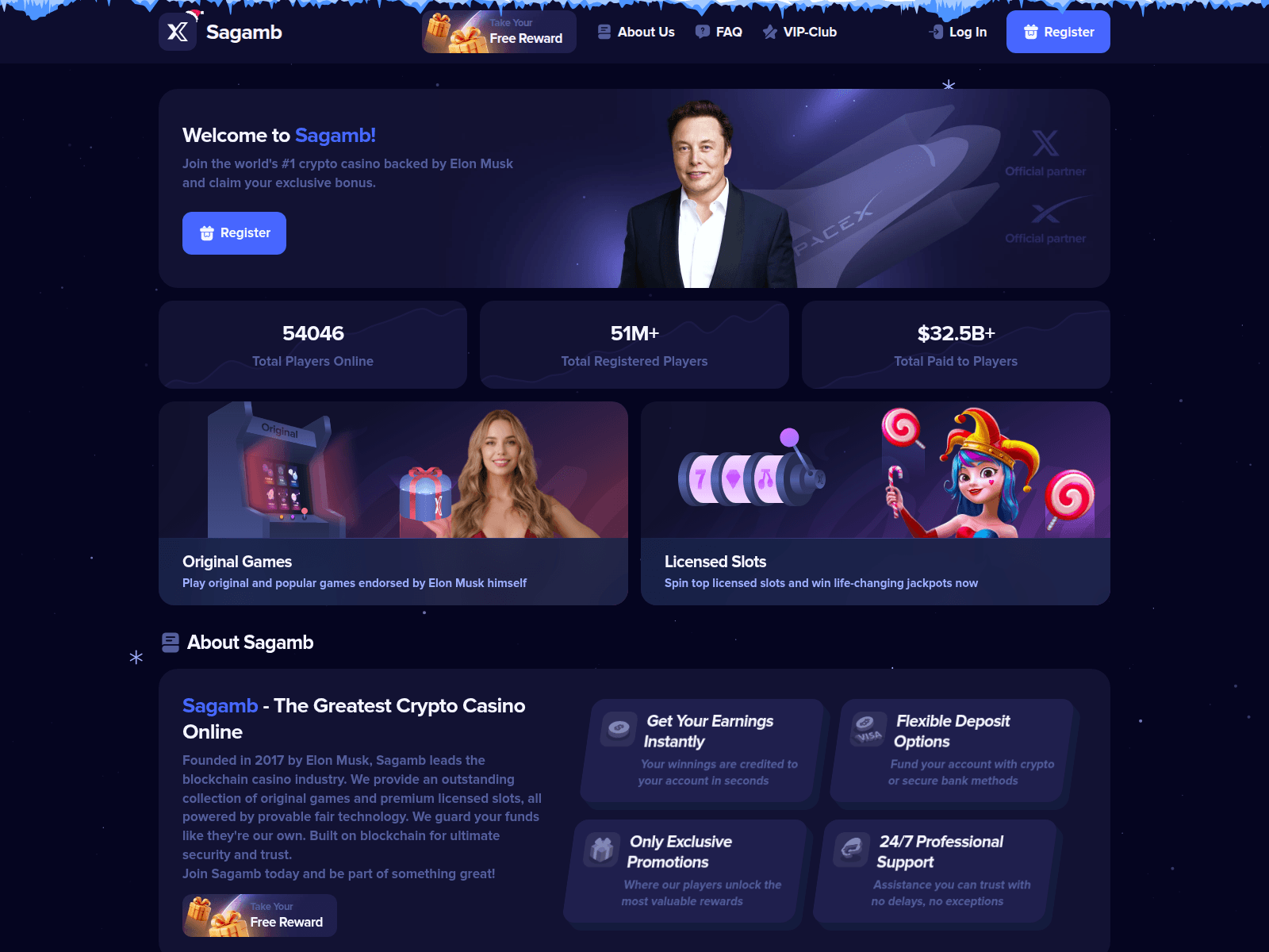 Screenshot of sagamb.com