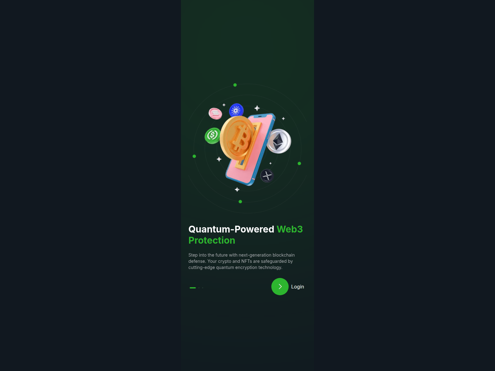 Screenshot of web3quantumsafety.com