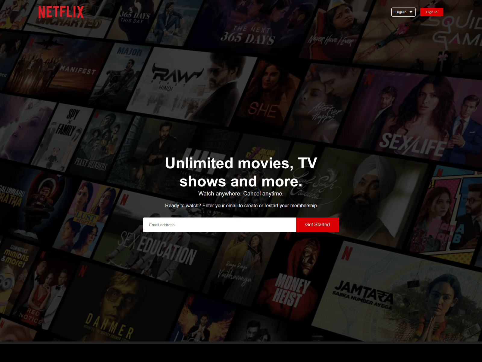 Screenshot of netflix-clone-eight-teal.vercel.app