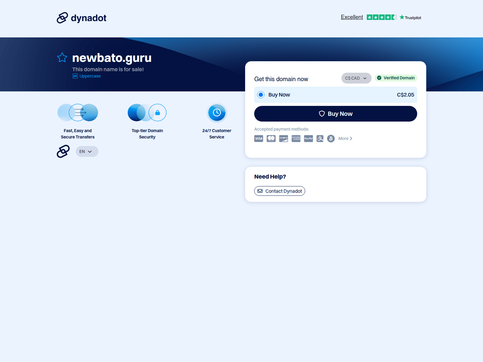 Screenshot of newbato.guru