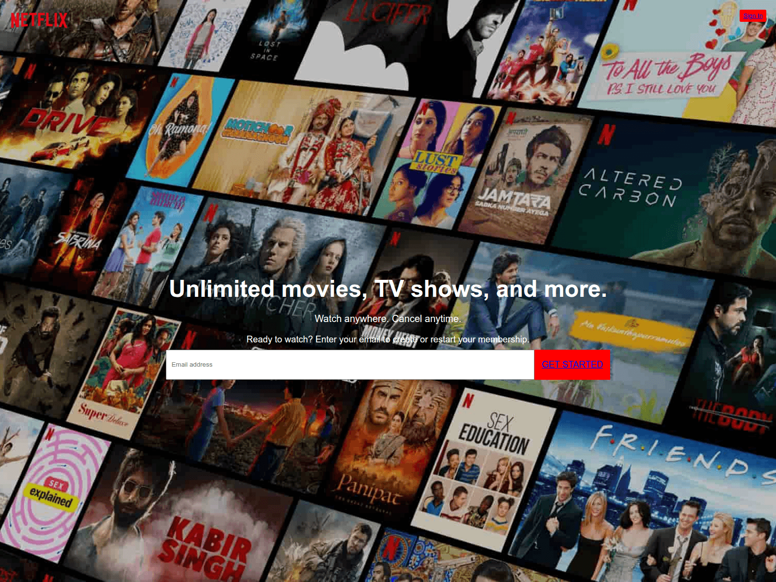 Screenshot of netflix-clone-beryl-three.vercel.app