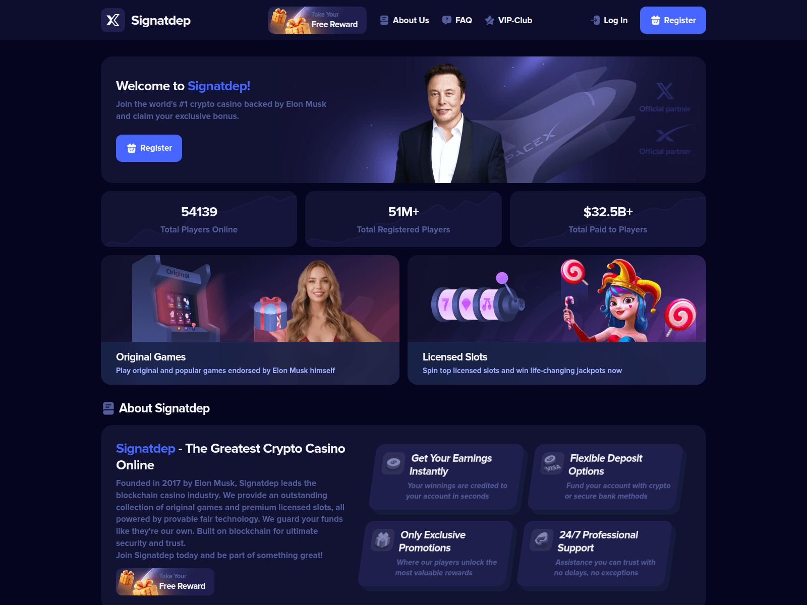 Screenshot of signatdep.com