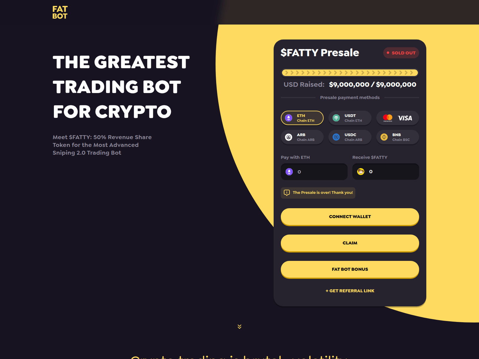 Screenshot of fatttyclaim.live