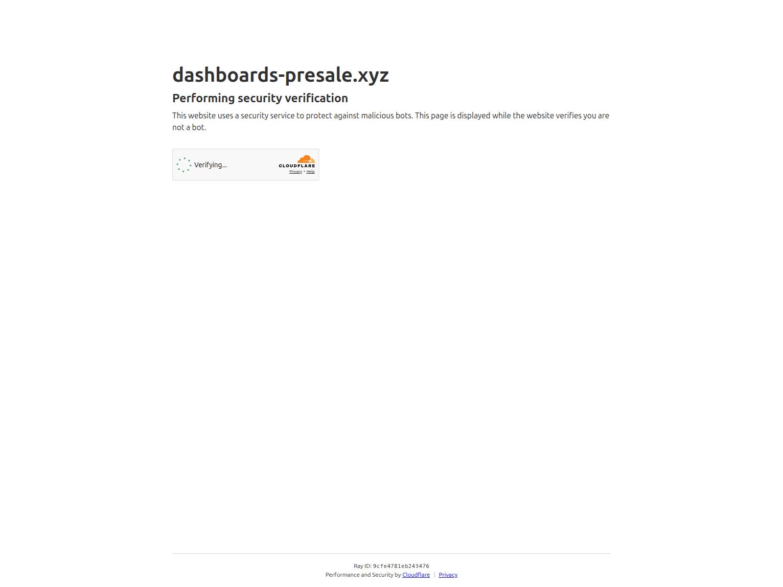 Screenshot of dashboards-presale.xyz
