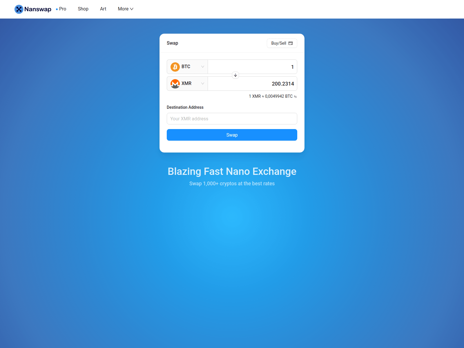 Screenshot of nanswao.com