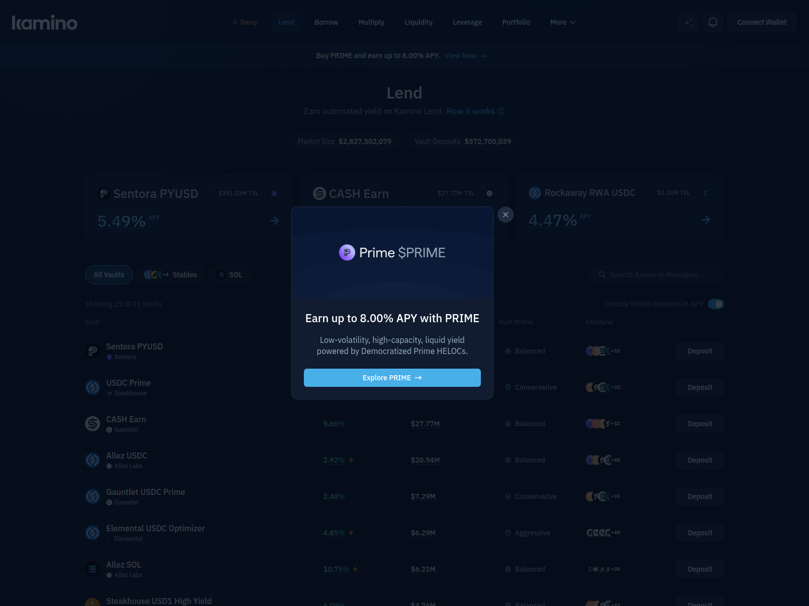 Screenshot of kamino-web.pages.dev