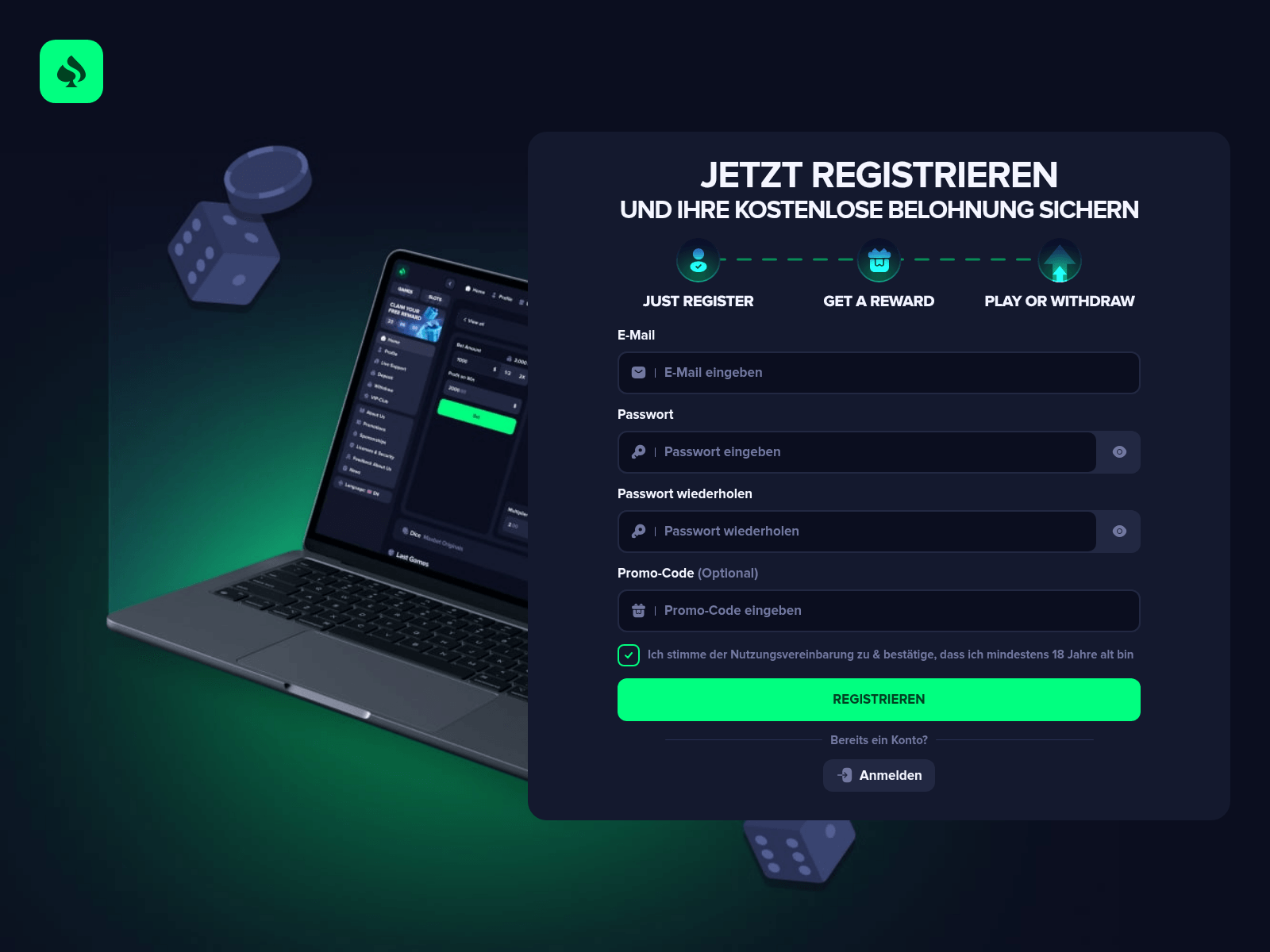 Screenshot of jokcas.com