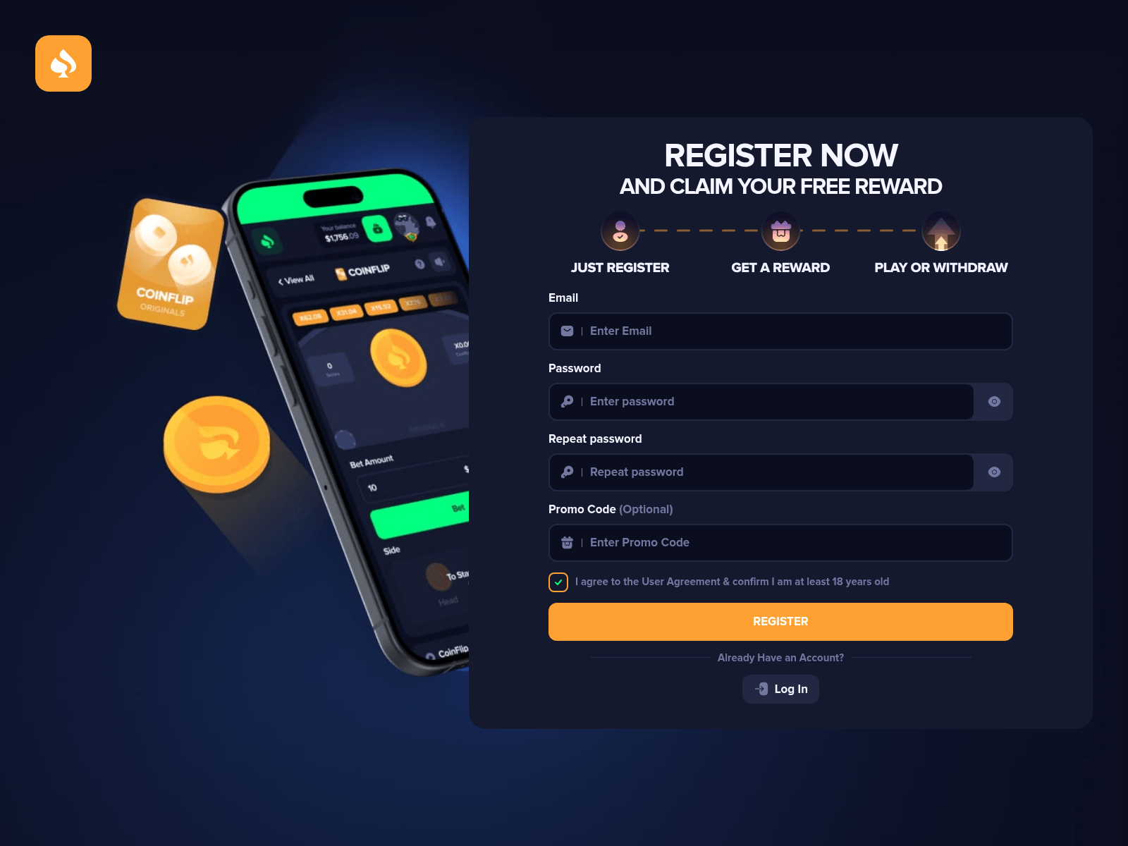 Screenshot of xhot.bet