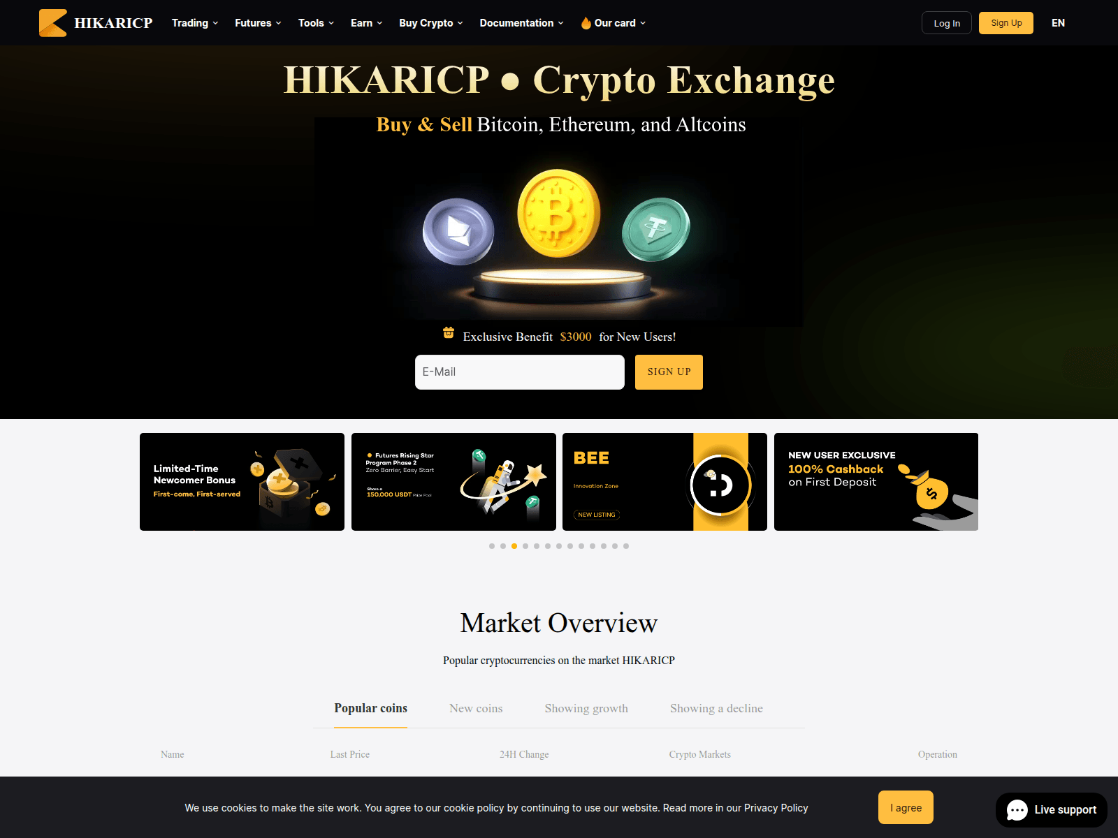 Screenshot of maldcoin.com