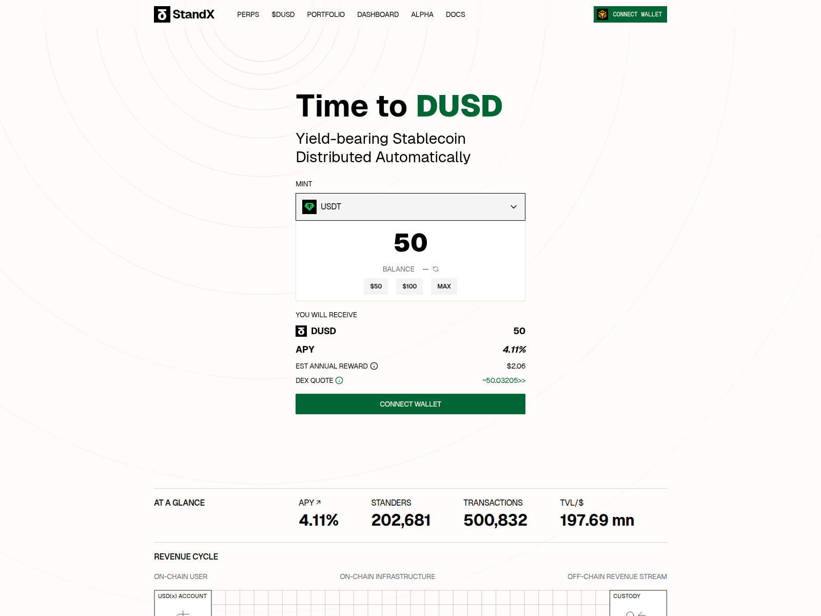 Screenshot of stand-x.org