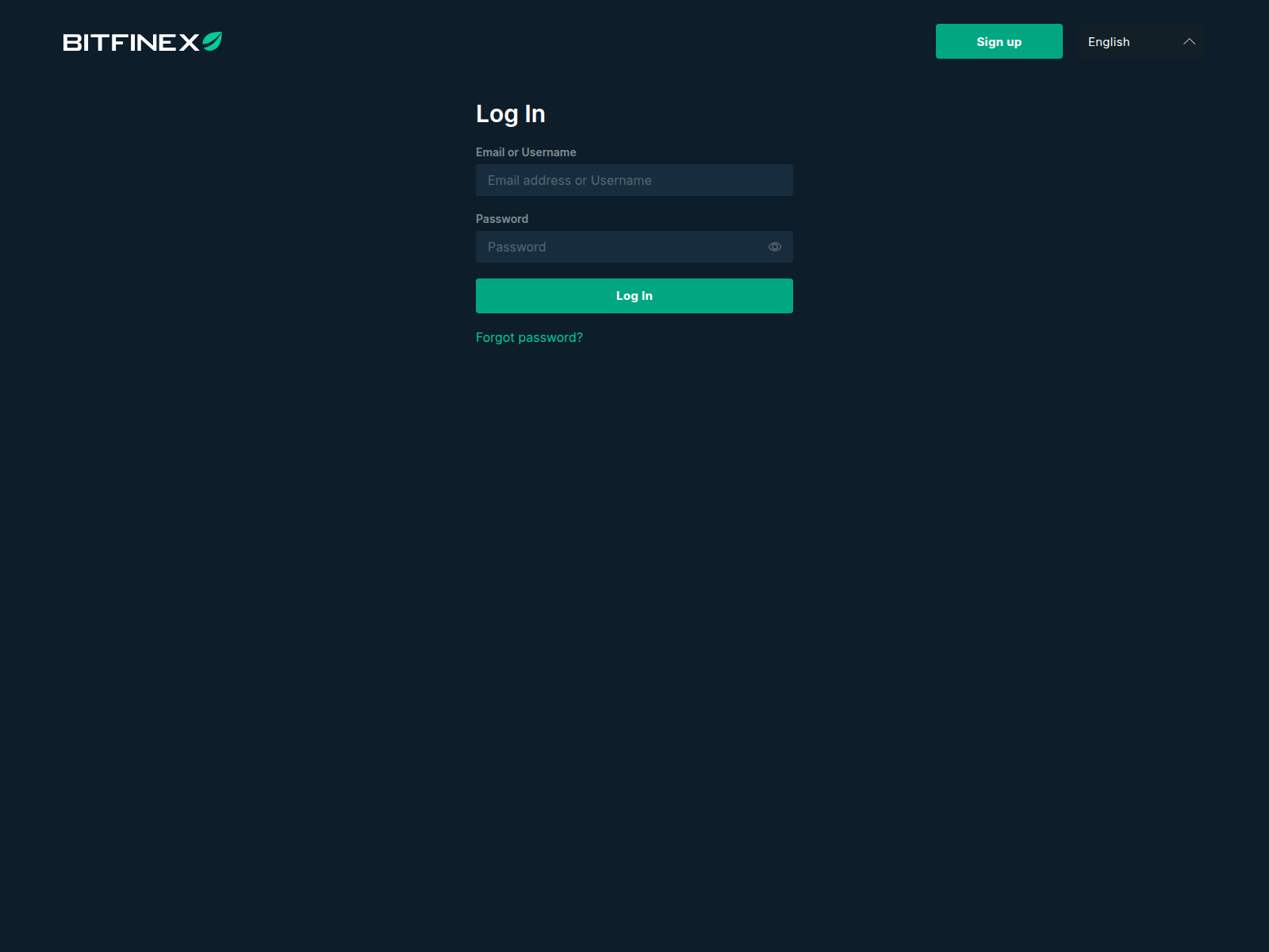 Screenshot of trader-bifinex.com
