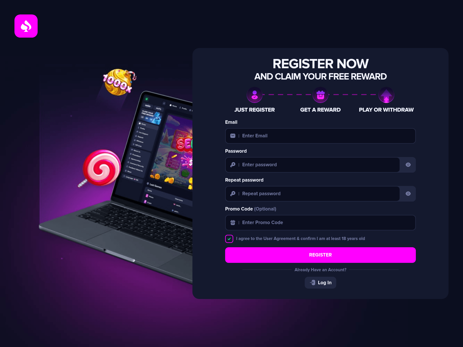 Screenshot of voidroll.com