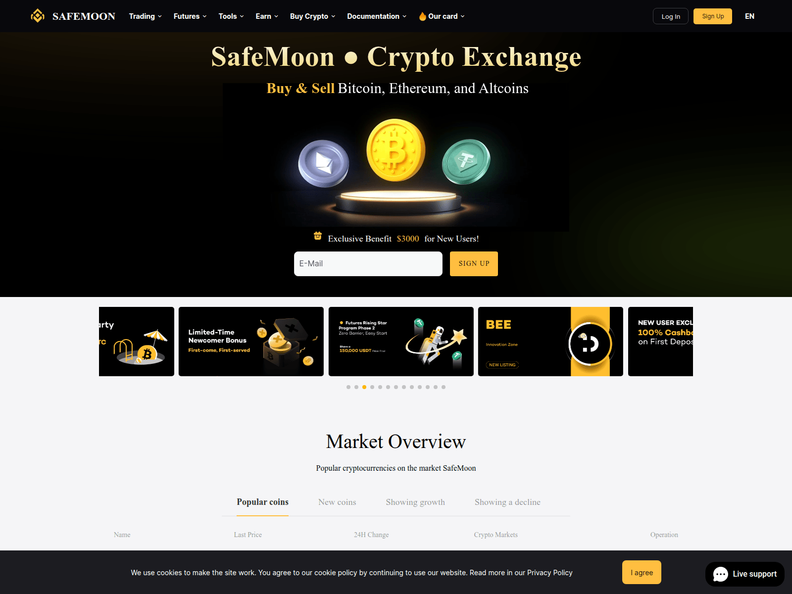 Screenshot of safemoon.io