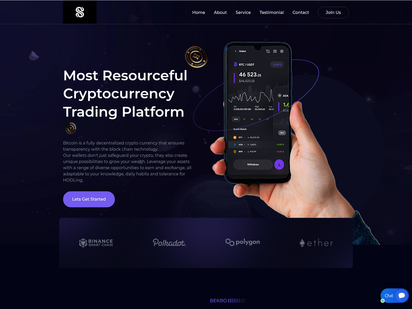 Screenshot of trust-globaldefi.com