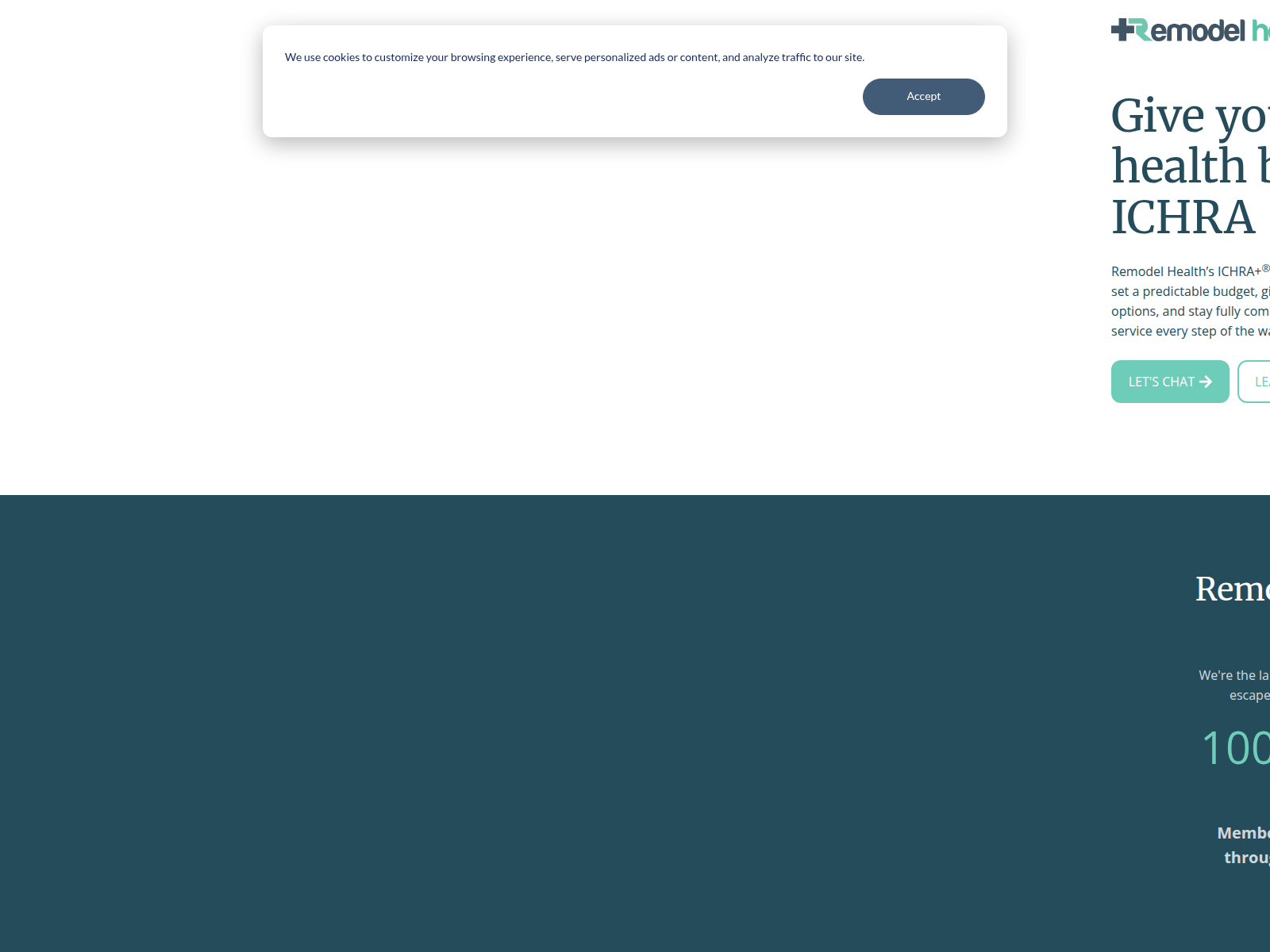 Screenshot of remodelhealth.com