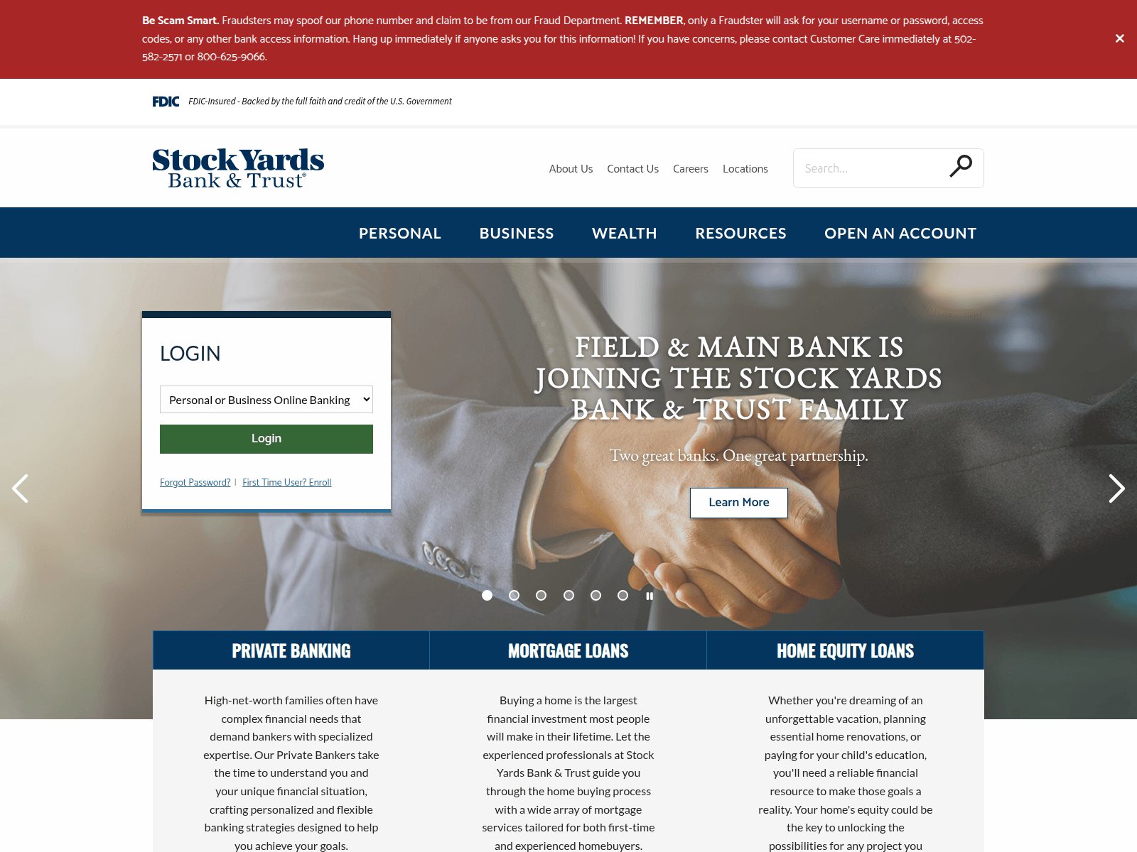 Screenshot of www.syb.com
