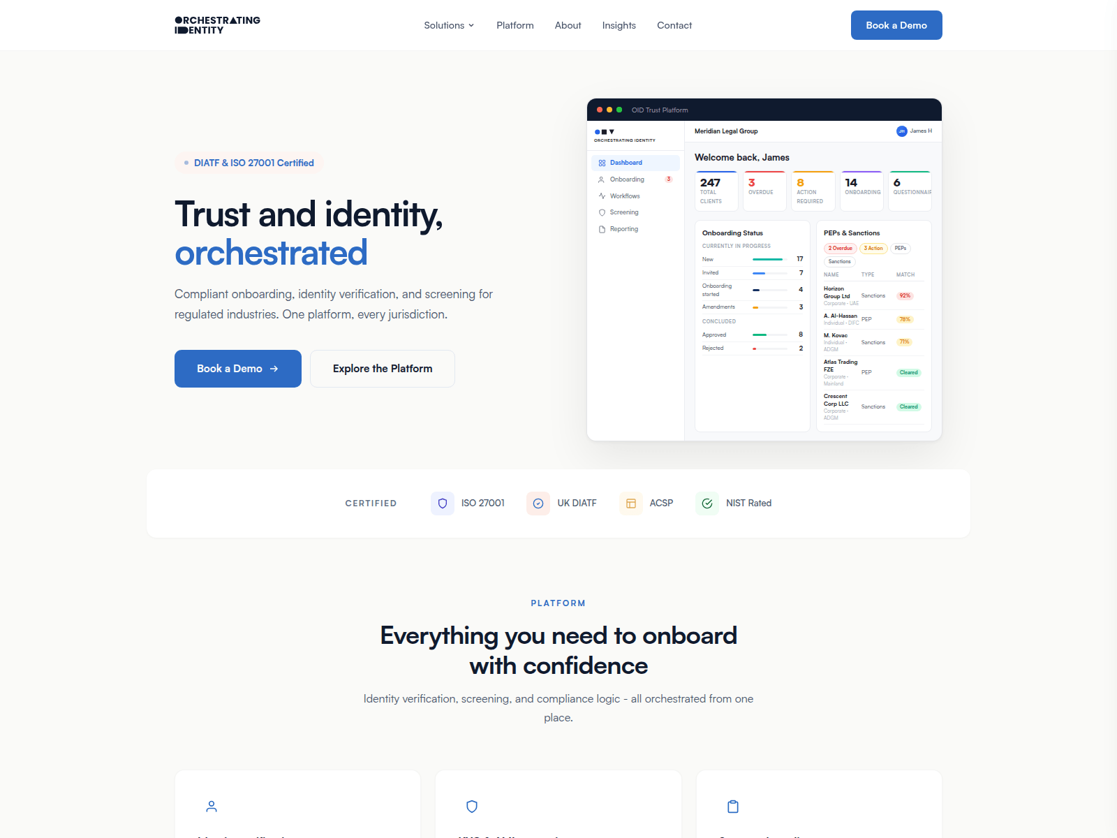 Screenshot of oidentity.com