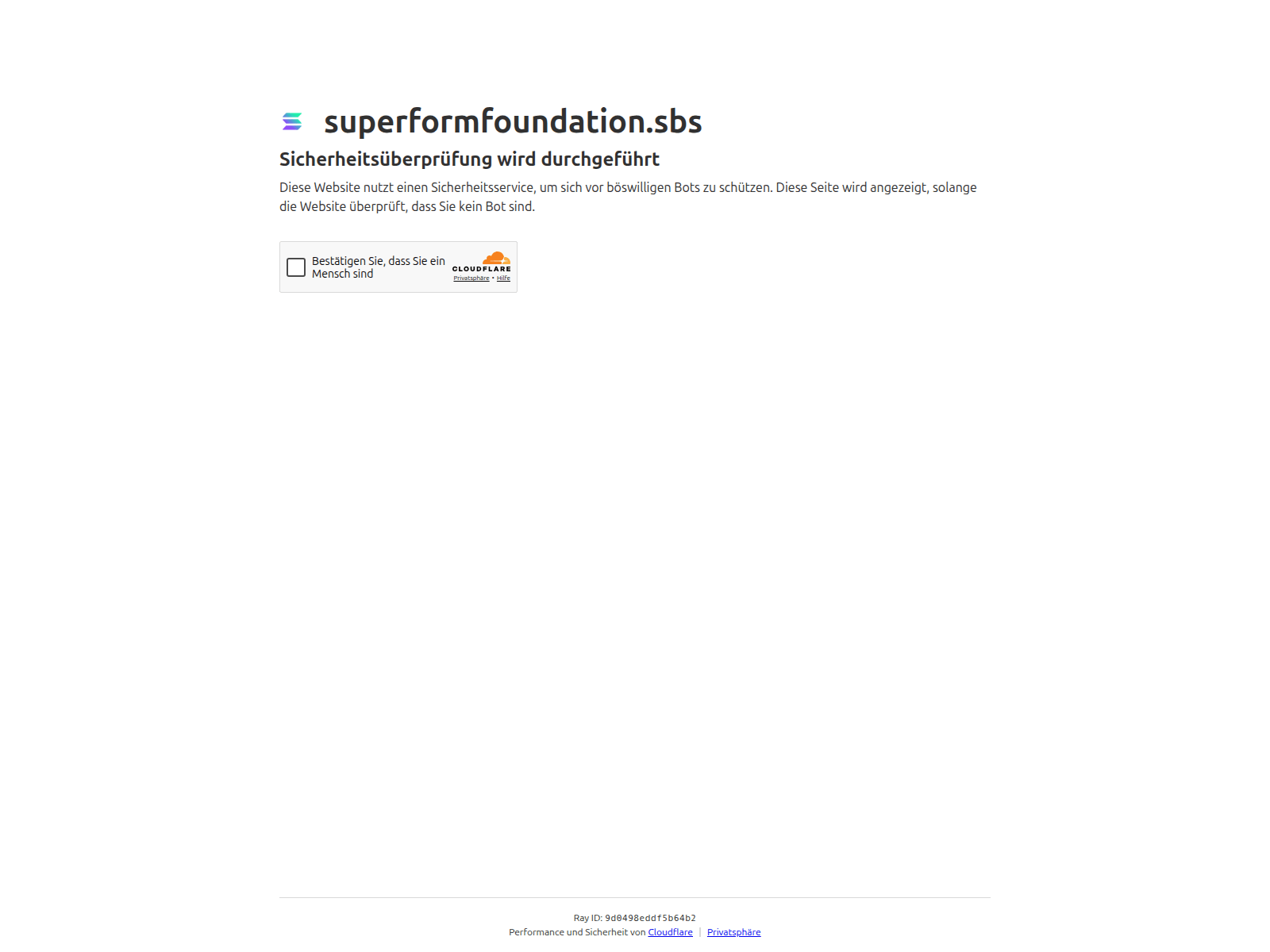 Screenshot of superformfoundation.sbs