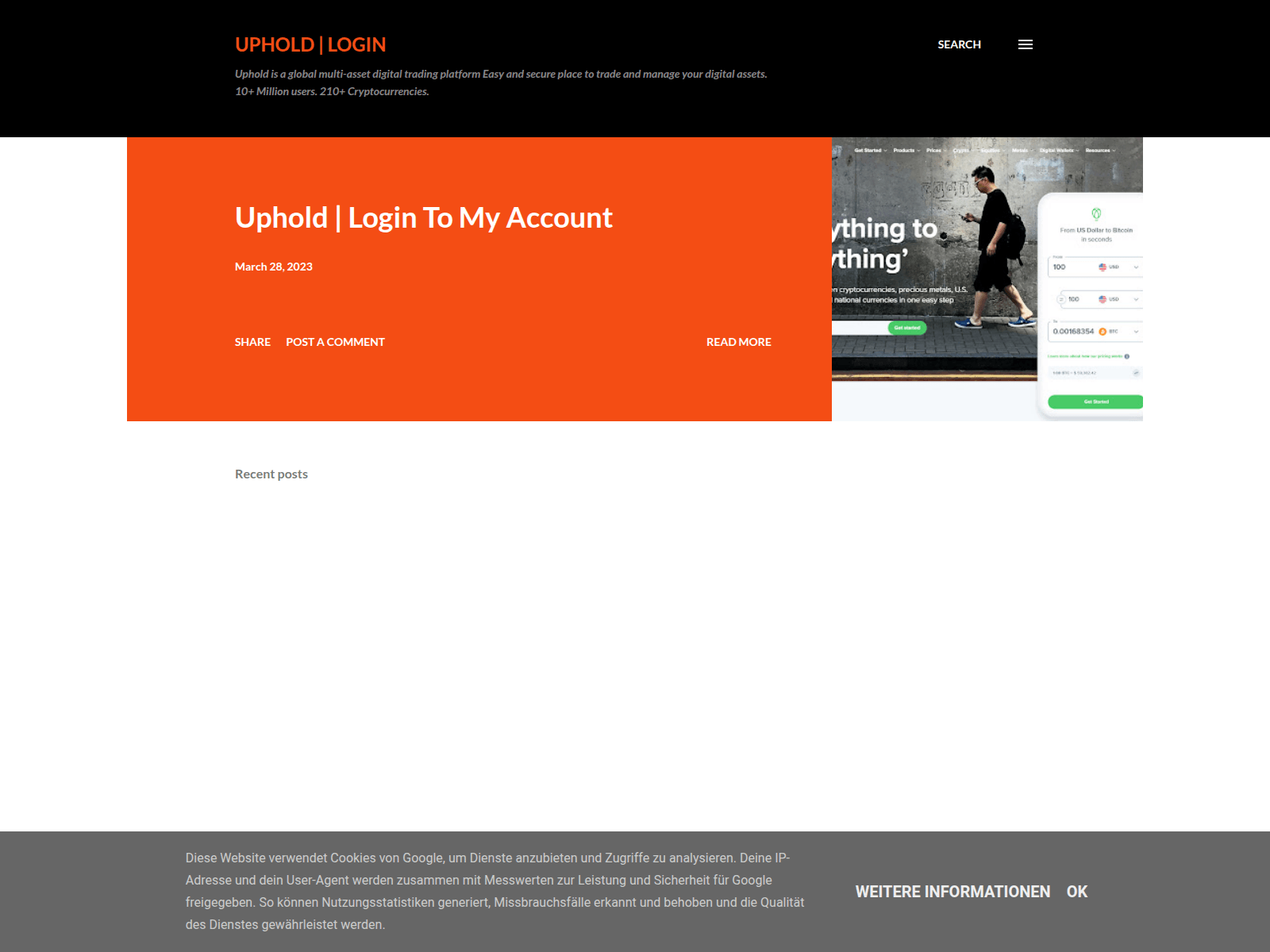 Screenshot of upholddlogin.blogspot.co.ke