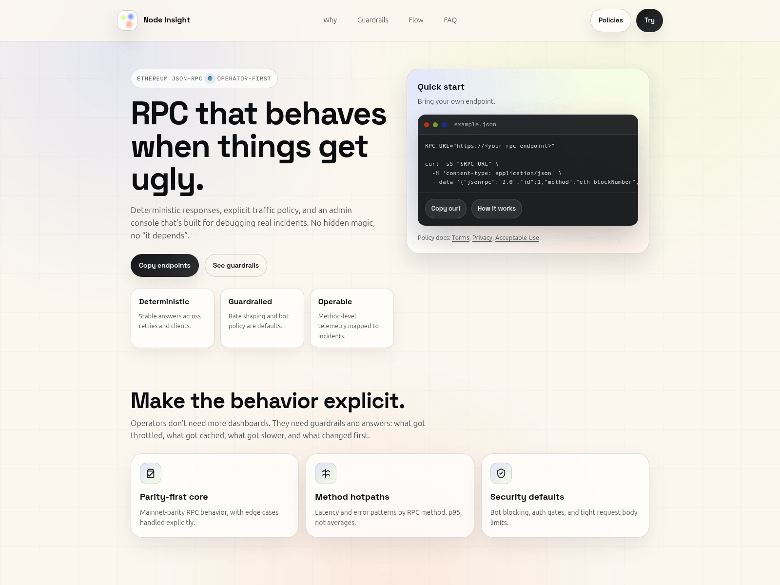 Screenshot of node-insight.net