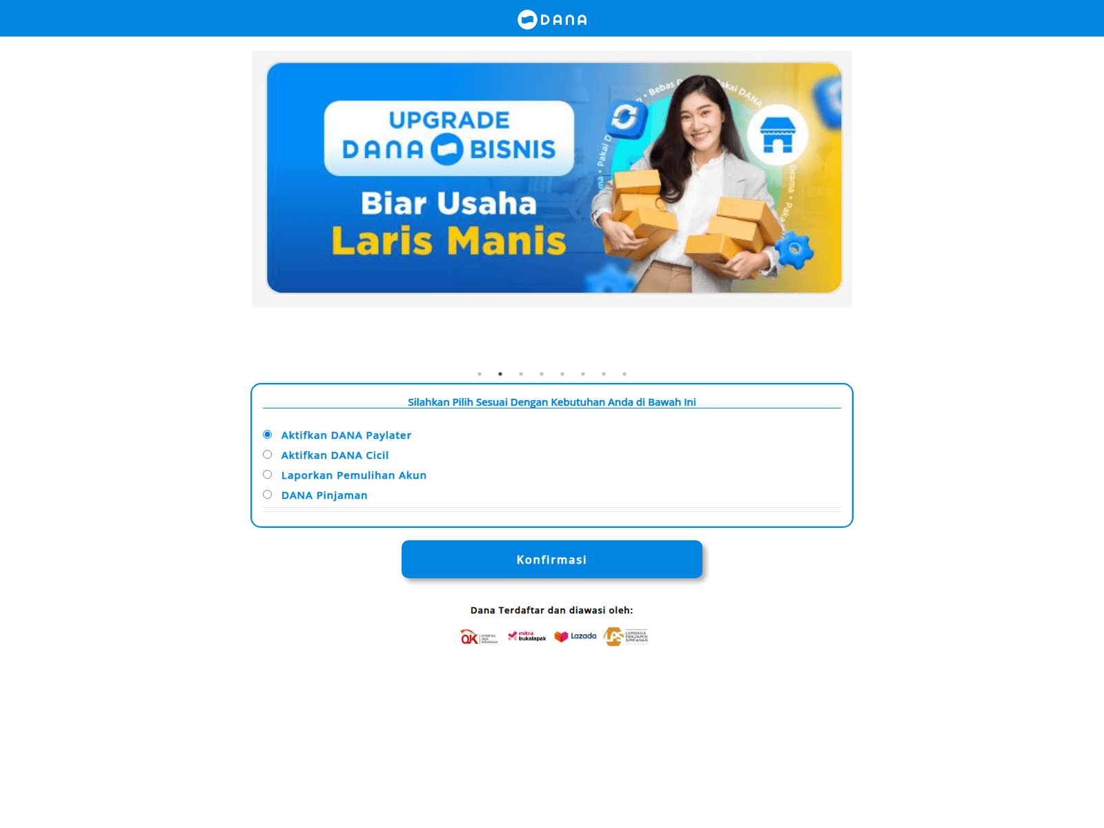 Screenshot of dnanewsnpaylttern.confirenews.com