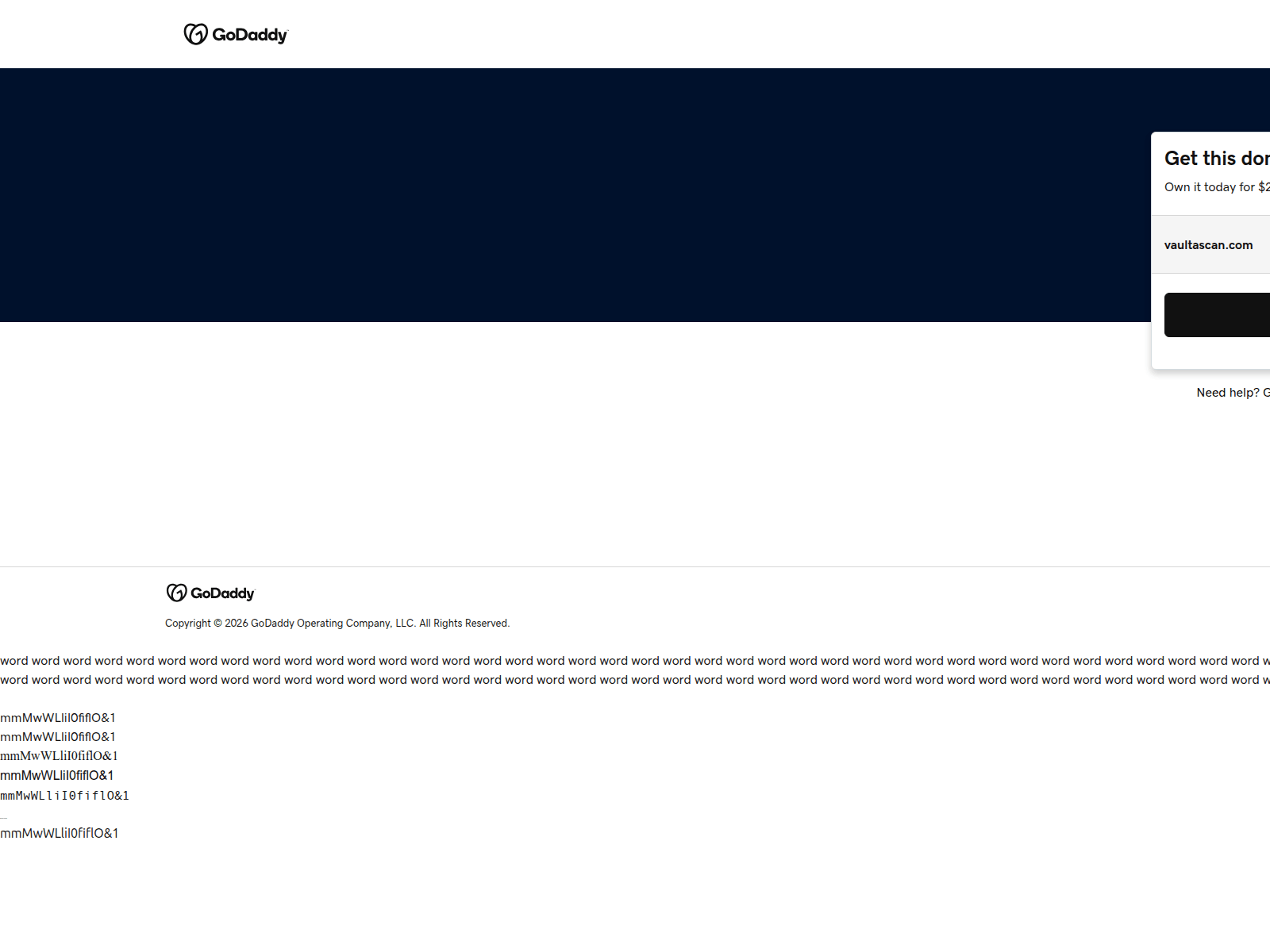 Screenshot of vaultascan.com