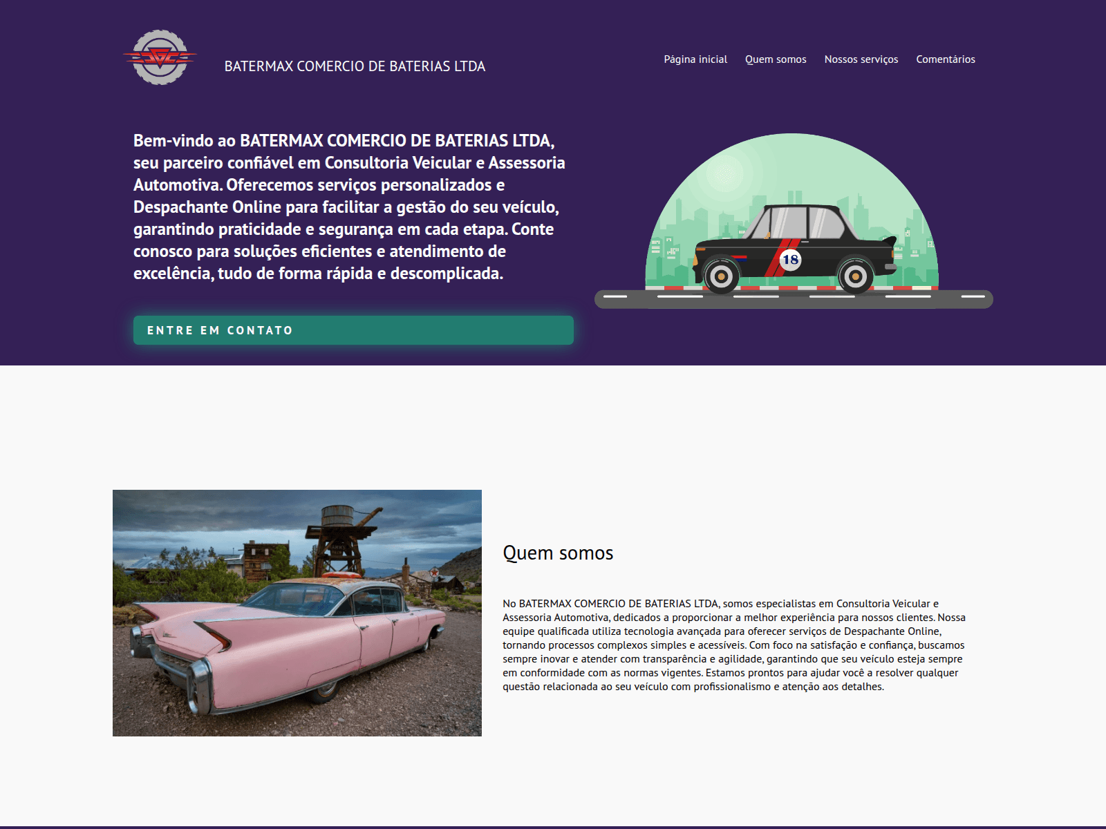 Screenshot of paranadespachaservicos.com