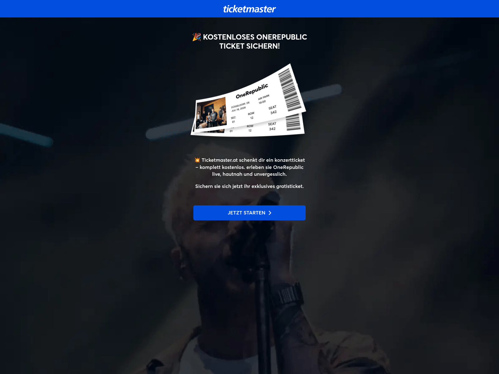 Screenshot of tickeconcert.info