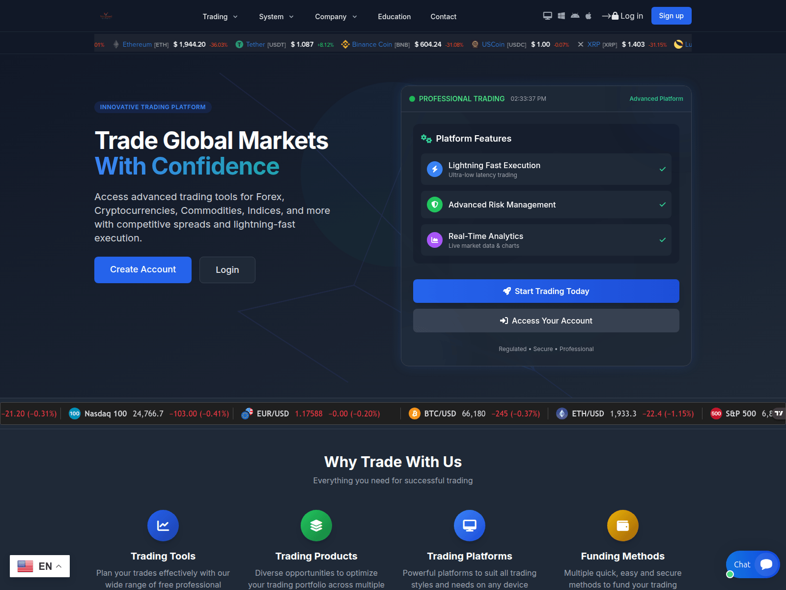 Screenshot of vanguardelitemarkets.com.growthguardinvestment.com